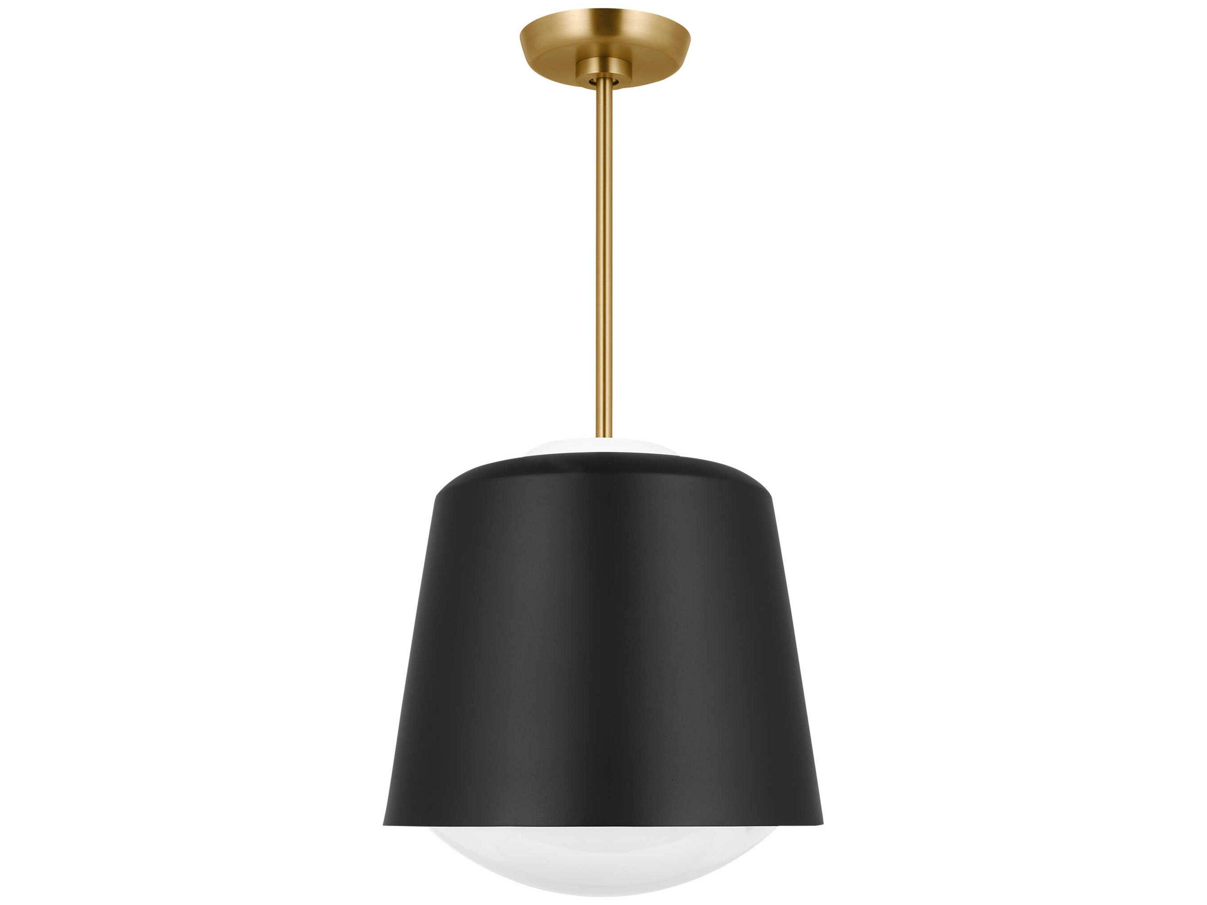 Draper 1-Light Midnight Black Bowl Mini Pendant