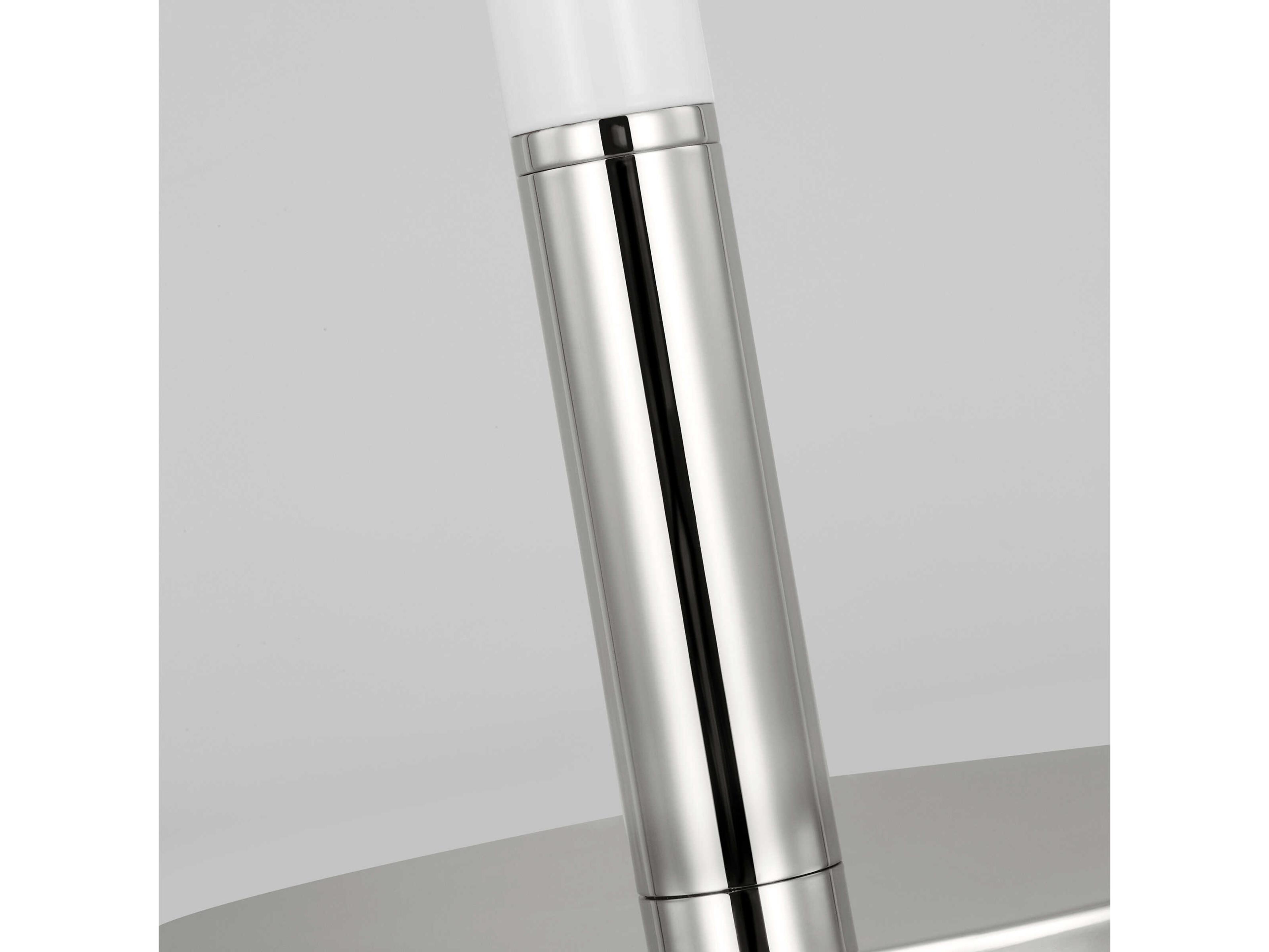 Visual Comfort Studio Monroe Polished Nickel Gloss White Linen Fabric Buffet Lamp