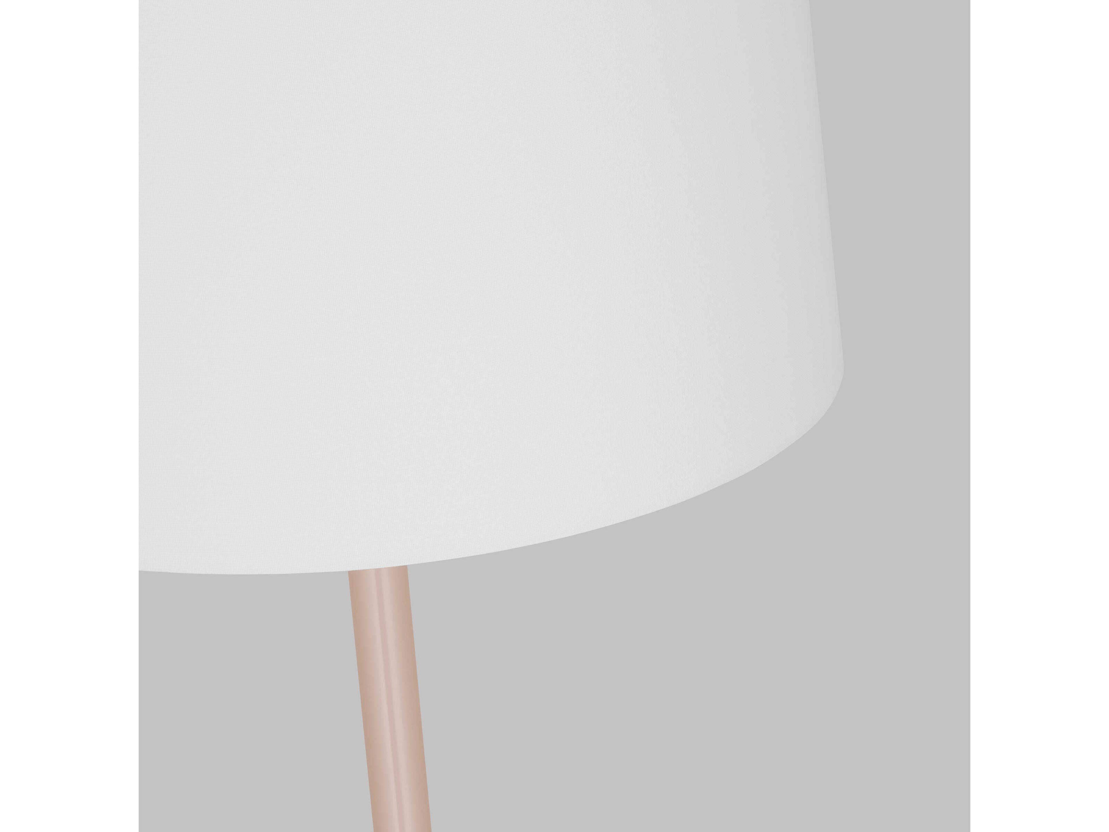 Visual Comfort Studio Monroe Burnished Brass Blush White Linen Fabric Pink Floor Lamp