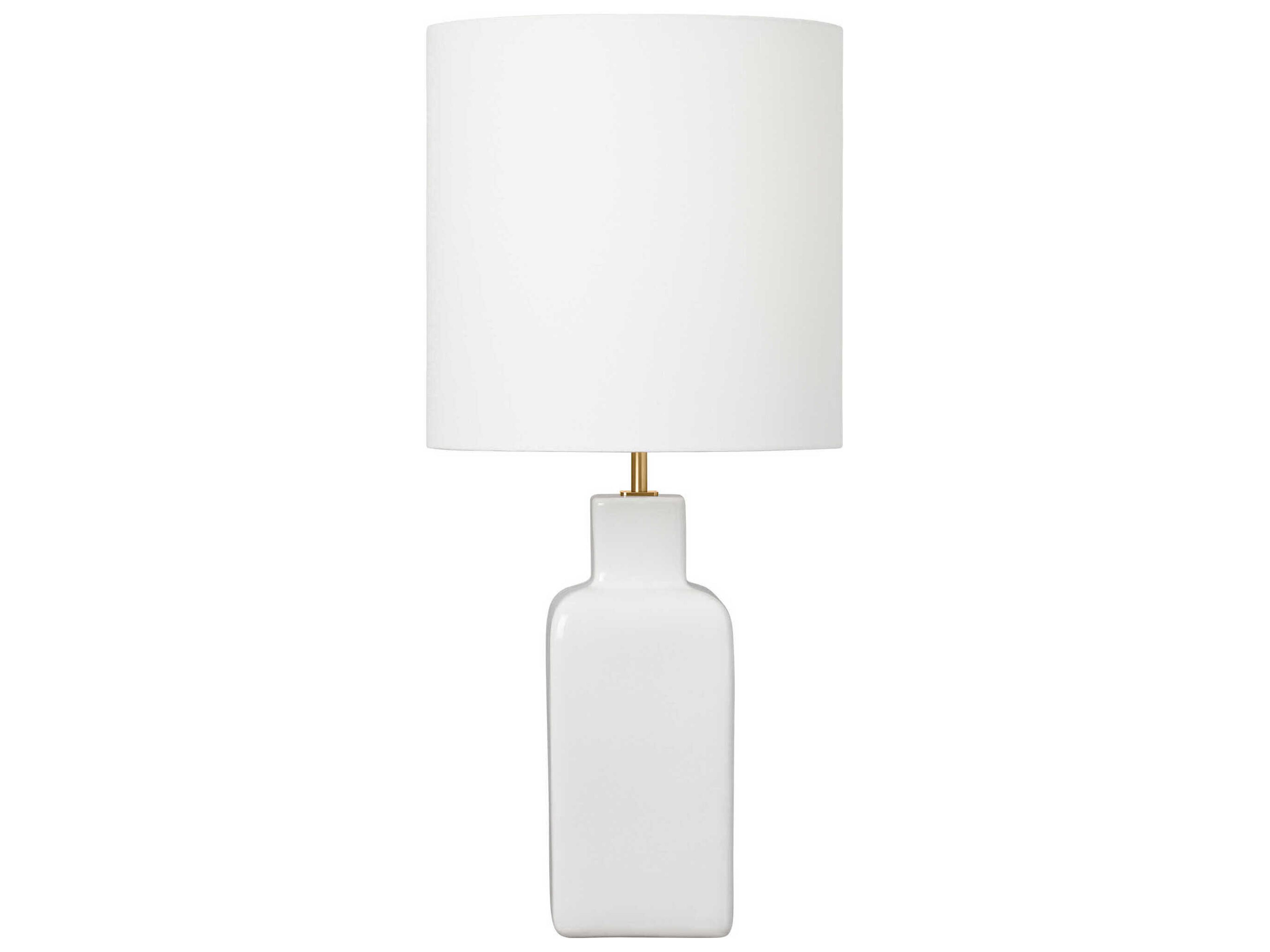 Visual Comfort Studio Anderson New White Linen Buffet Lamp
