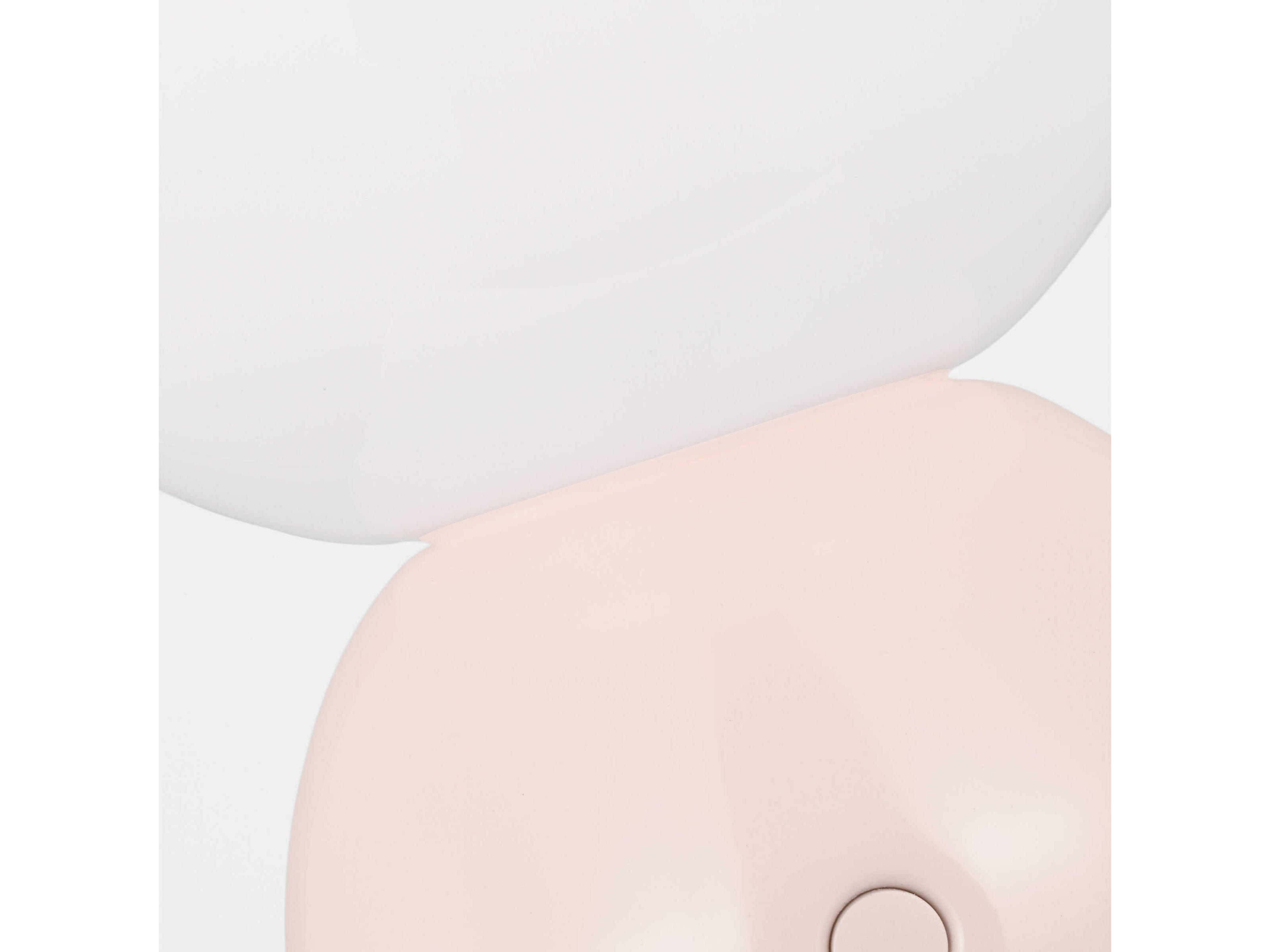 Visual Comfort Studio Suki Blush Milk Glass Pink Table Lamp