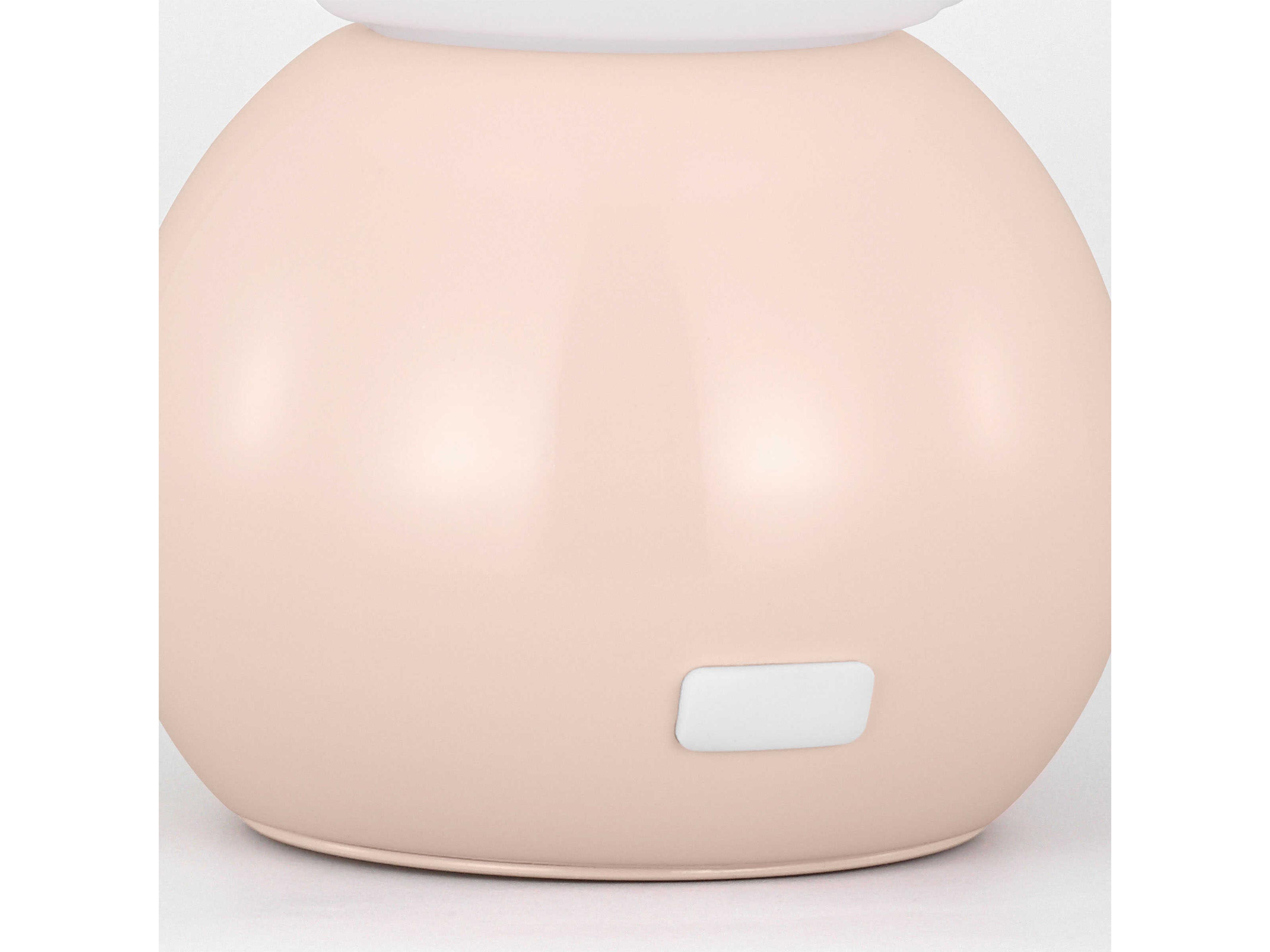 Visual Comfort Studio Suki Blush Milk Glass Pink Table Lamp