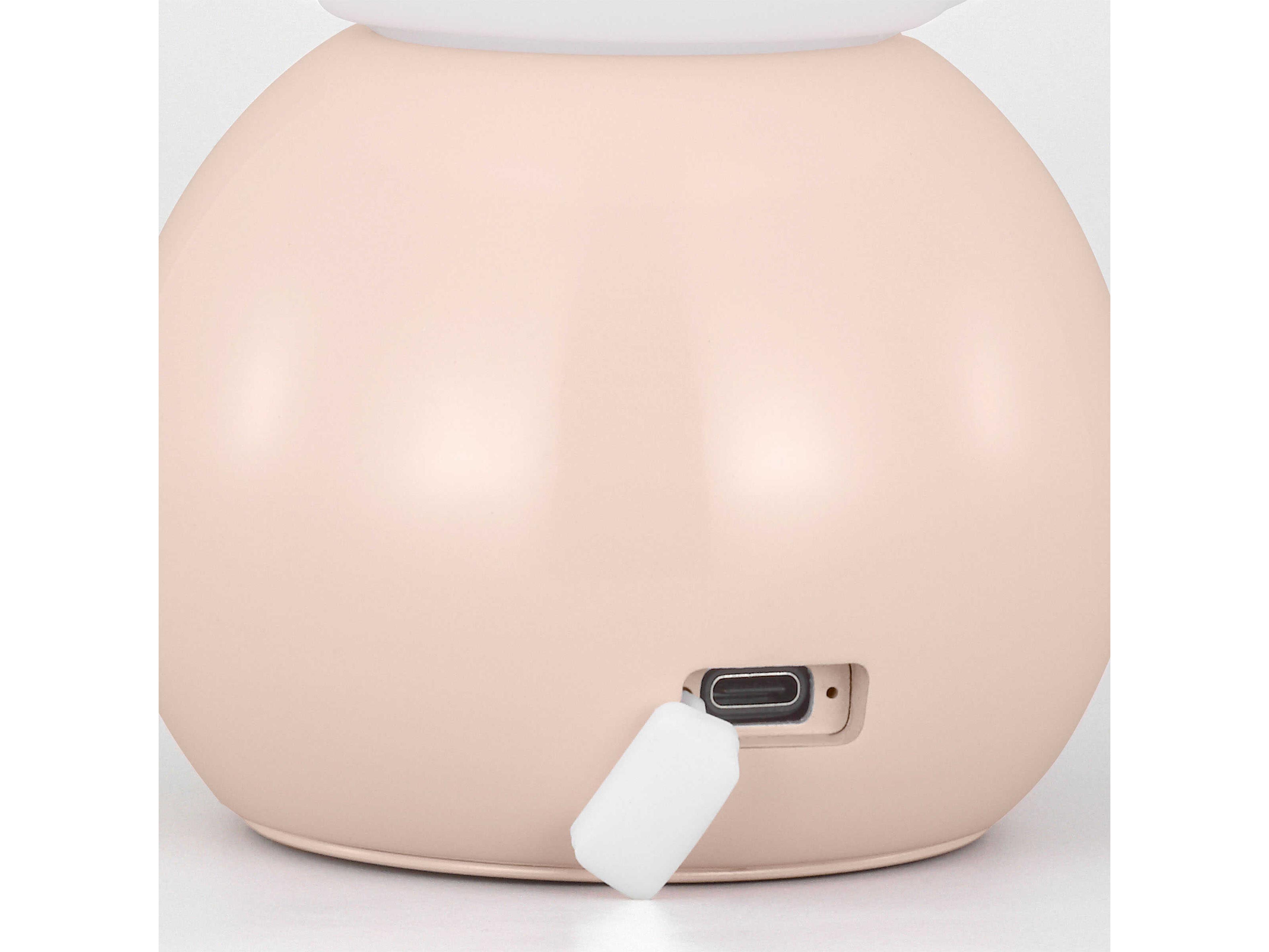 Visual Comfort Studio Suki Blush Milk Glass Pink Table Lamp