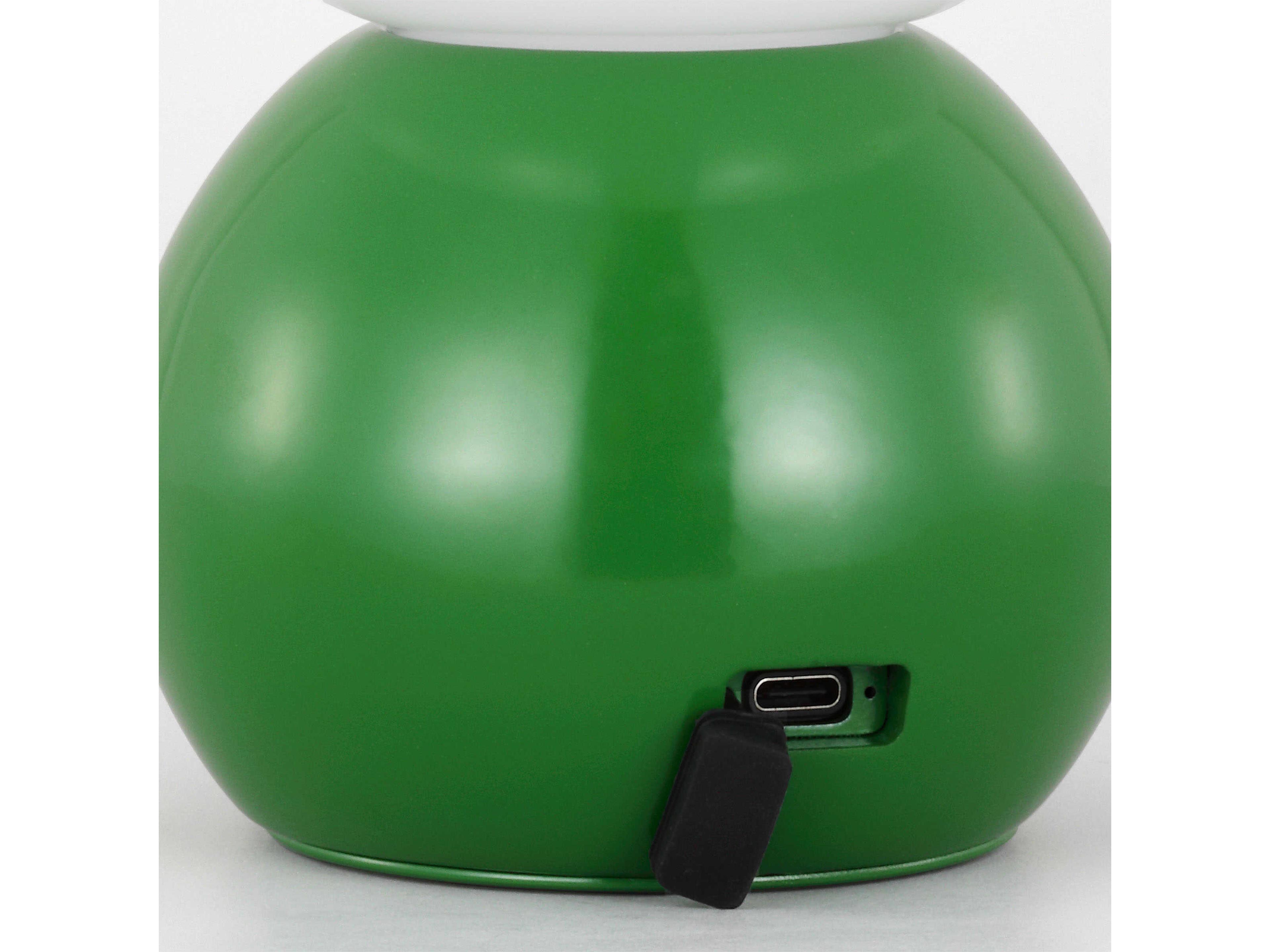 Visual Comfort Studio Suki Green Milk Glass Table Lamp