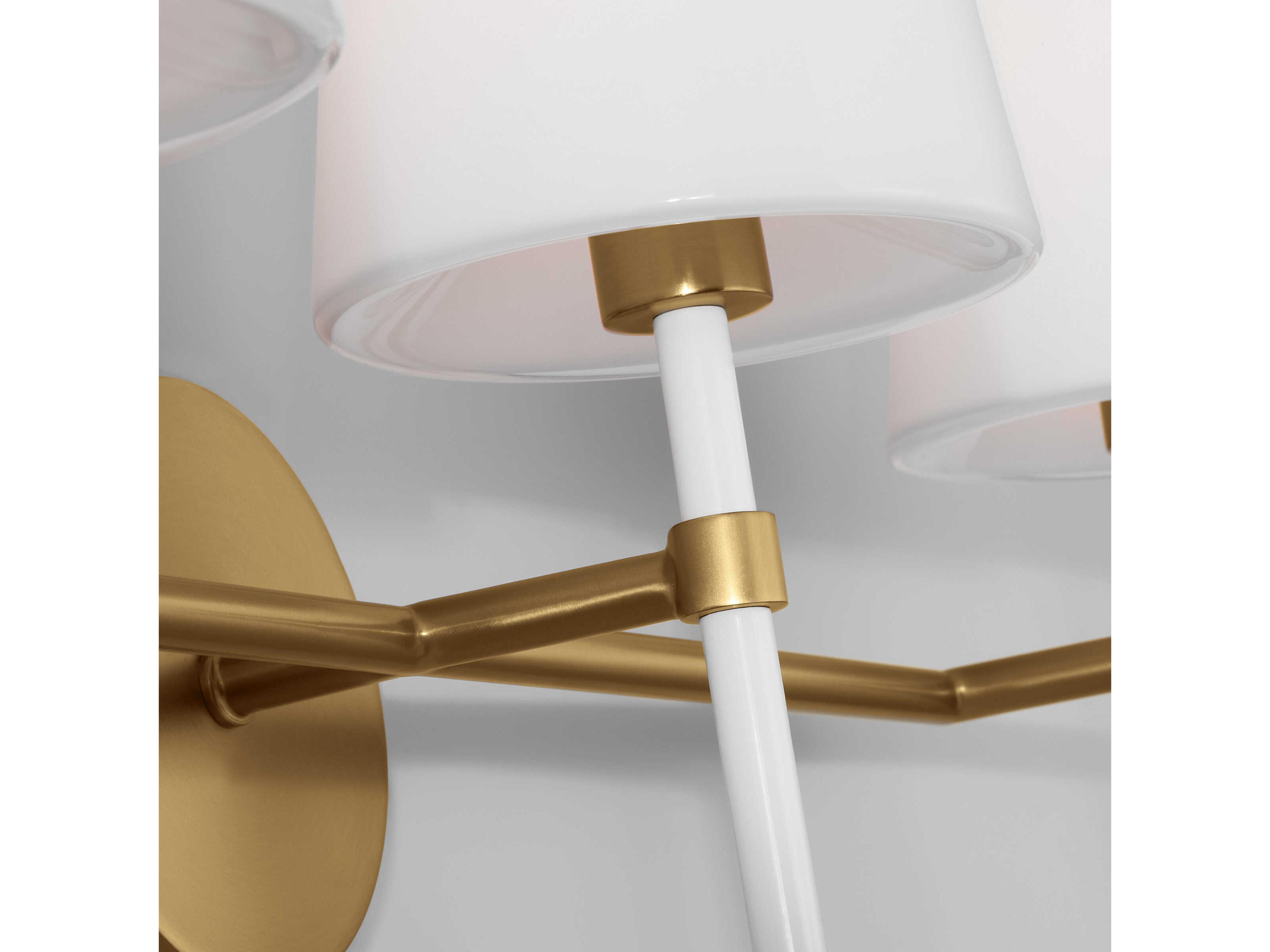 Visual Comfort Studio Monroe 3-Light Burnished Brass Vanity Light