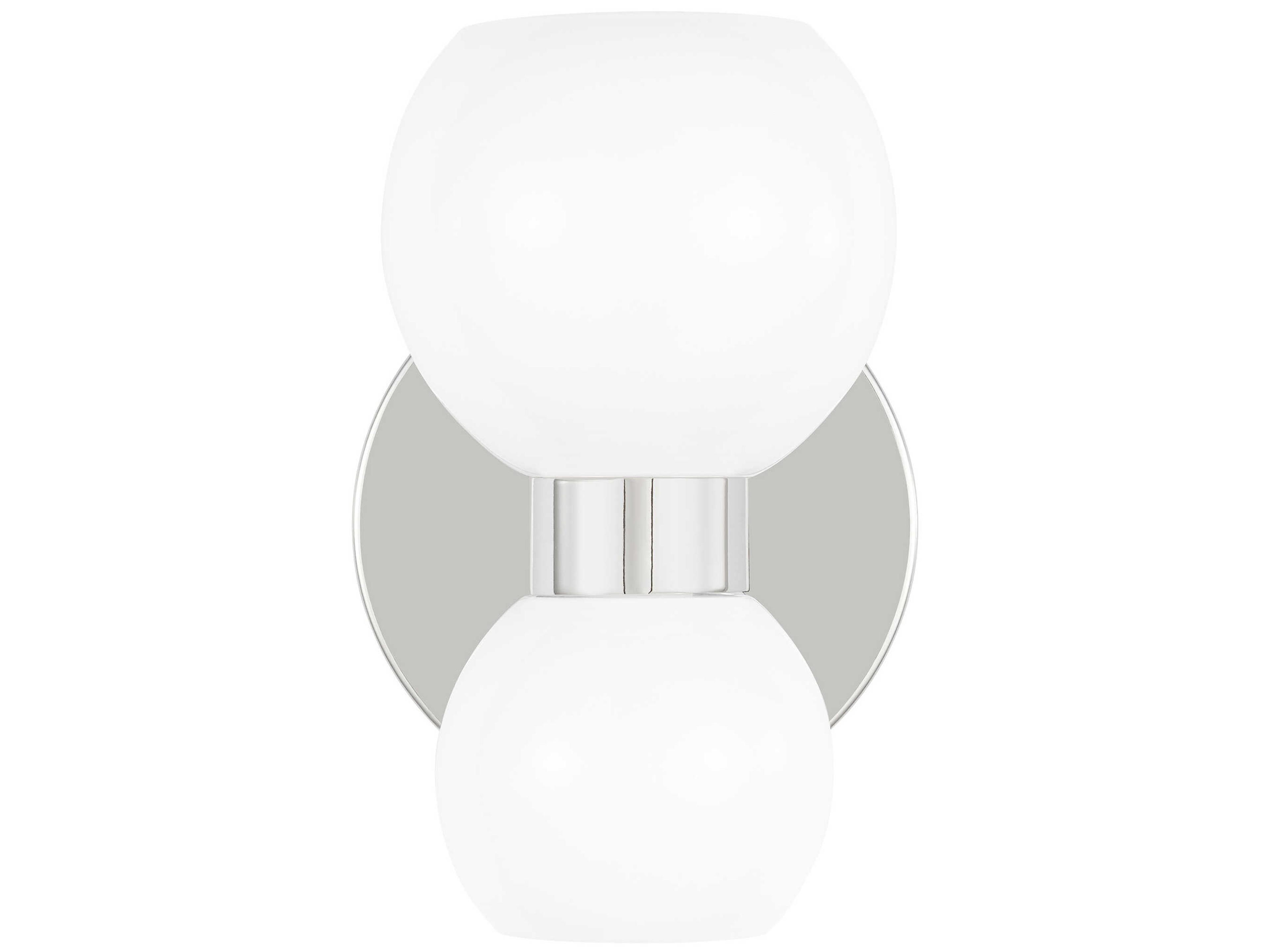 Visual Comfort Studio Londyn 2-Light Polished Nickel Wall Sconce