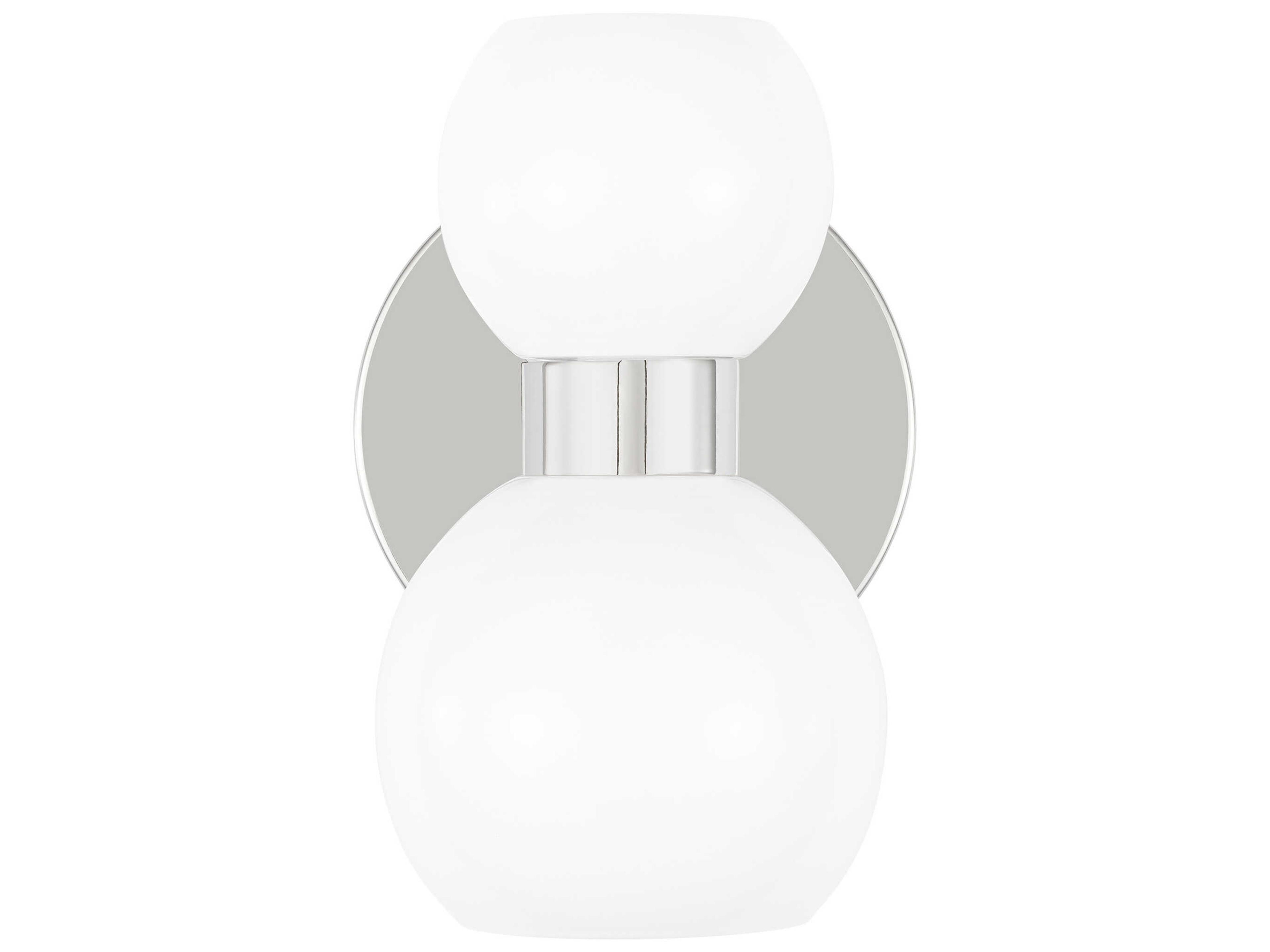 Visual Comfort Studio Londyn 2-Light Polished Nickel Wall Sconce