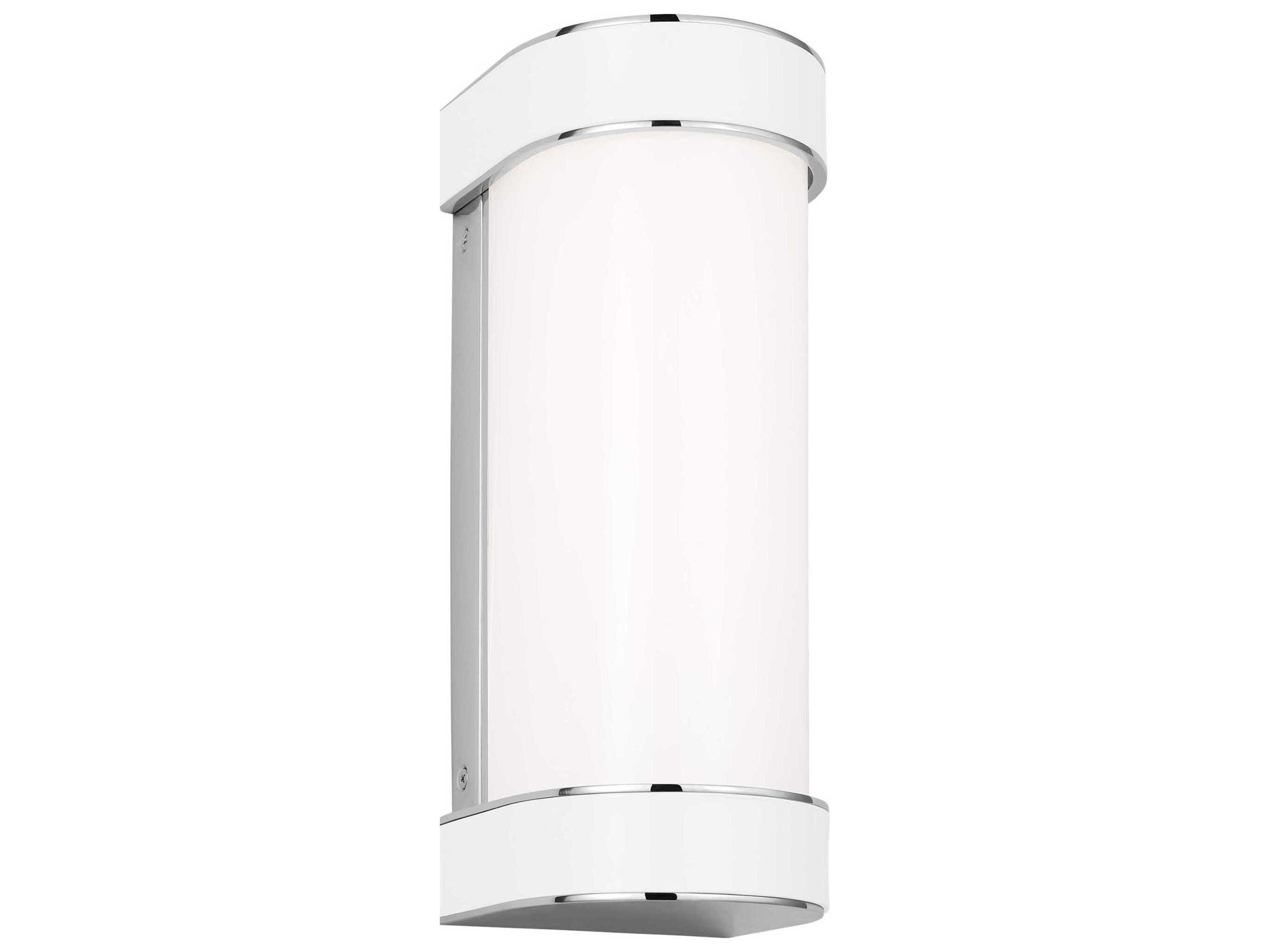 Monroe 1-Light Polished Nickel Vanity Light