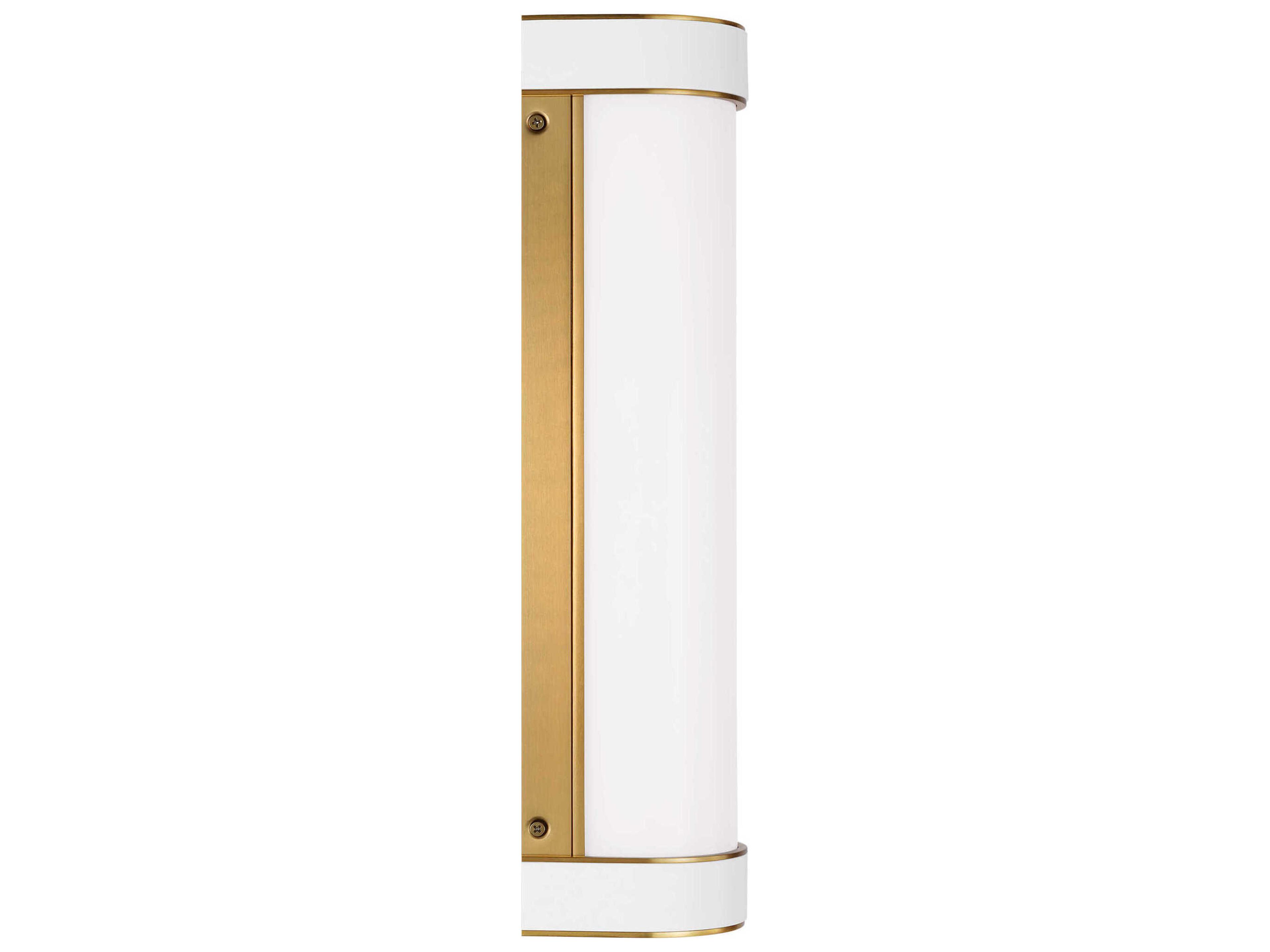 Visual Comfort Studio Monroe 1-Light Burnished Brass Vanity Light
