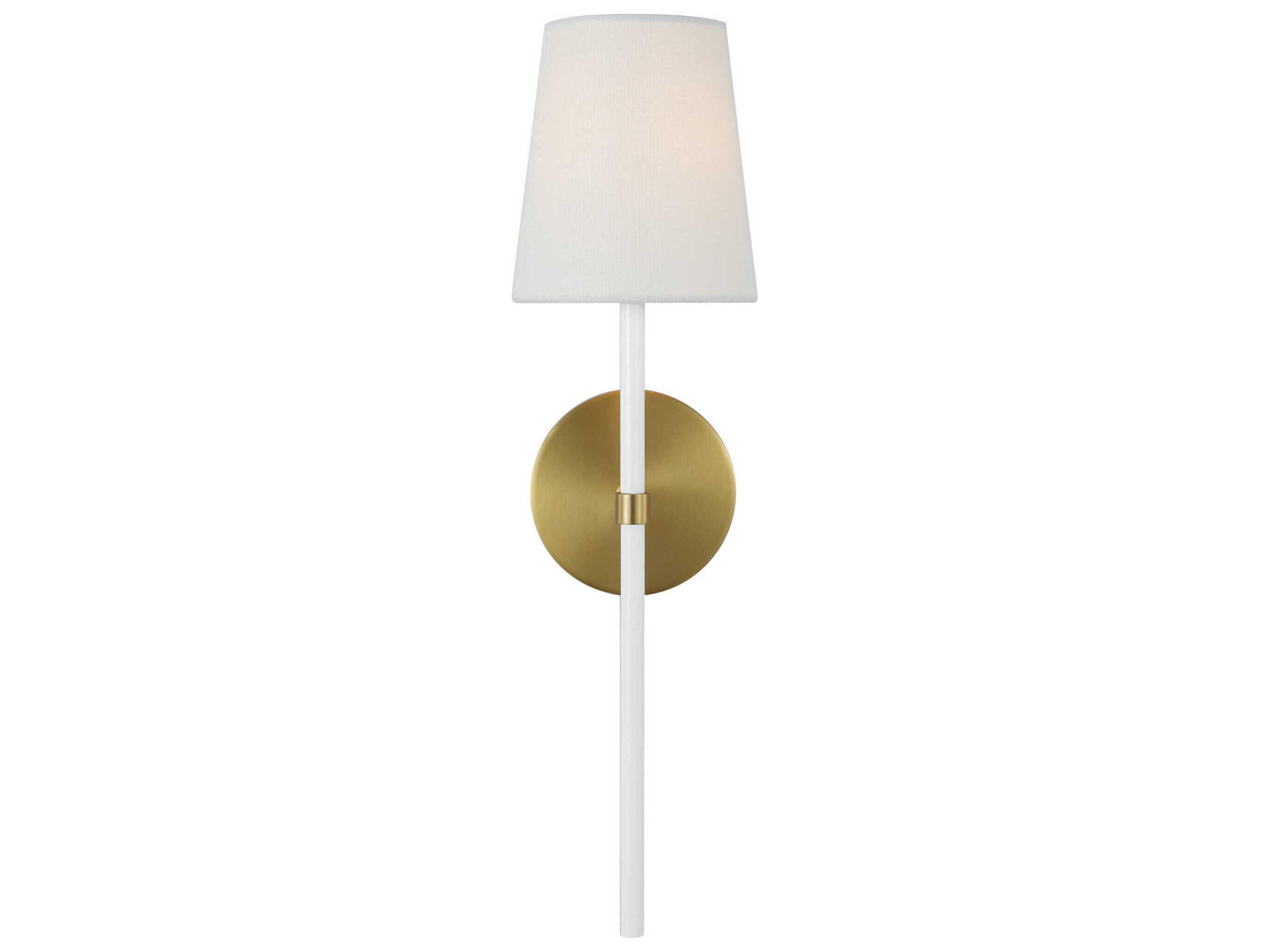 Visual Comfort Studio Monroe 1-Light Burnished Brass Wall Sconce