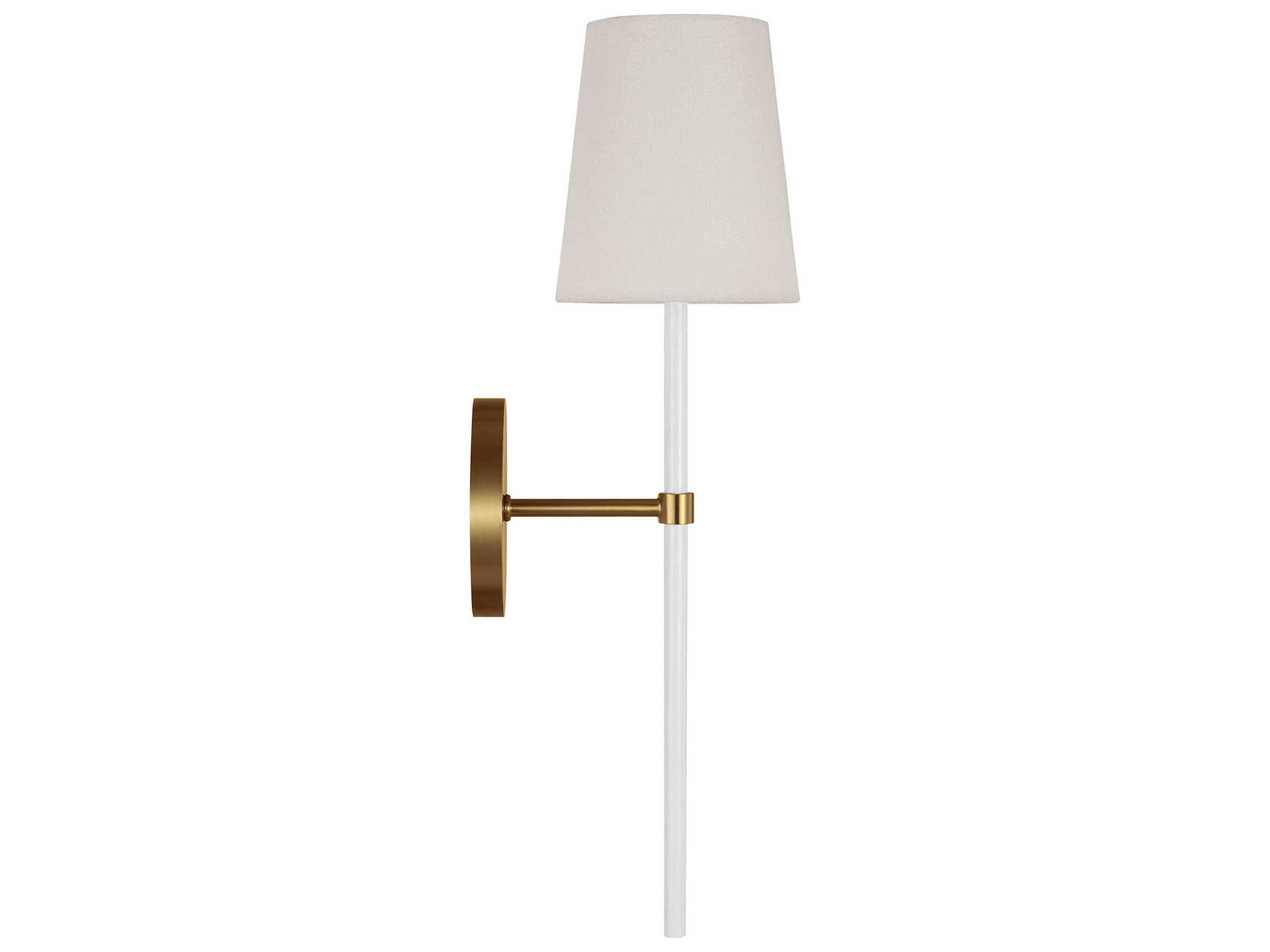 Visual Comfort Studio Monroe 1-Light Burnished Brass Wall Sconce