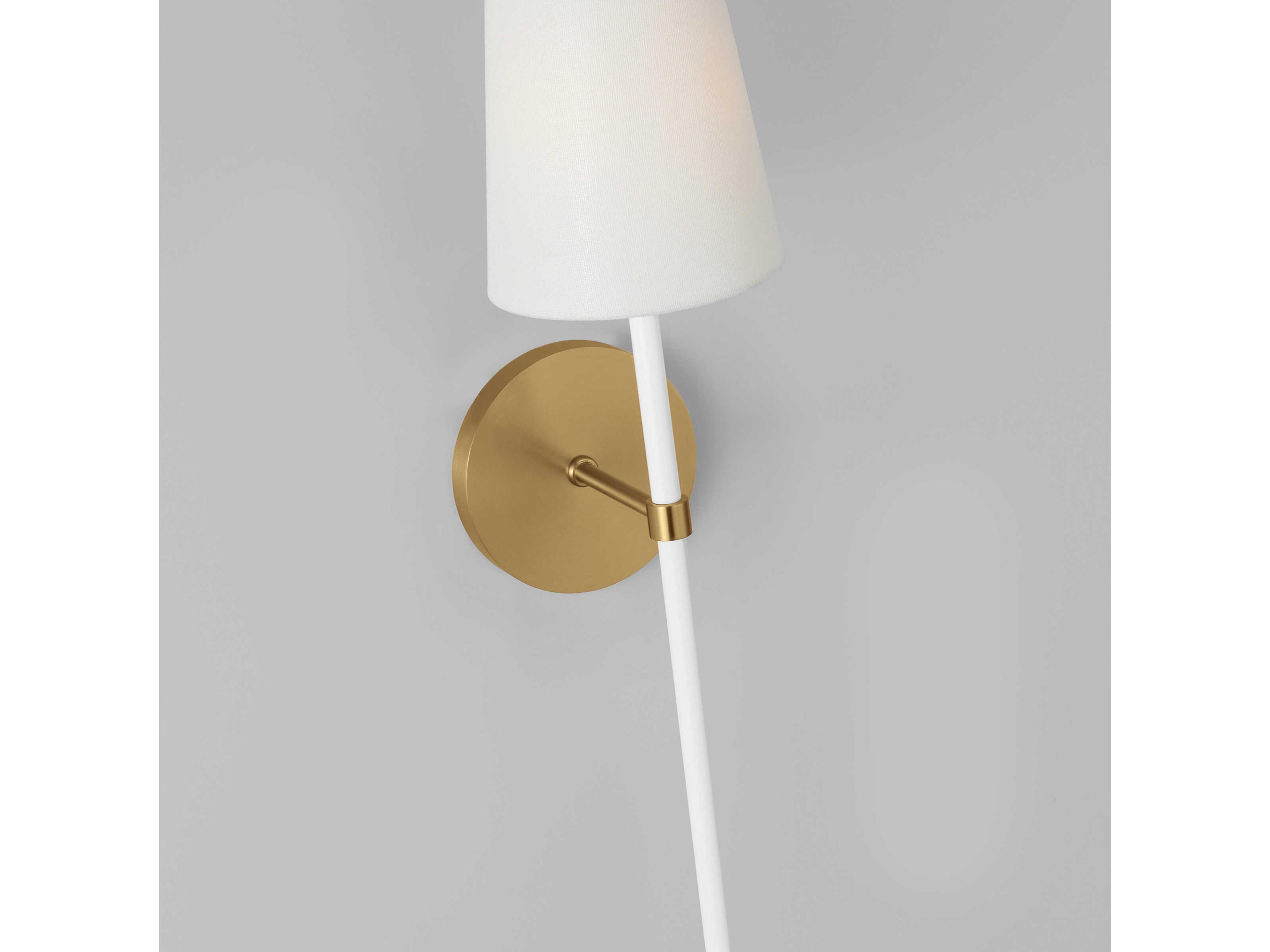 Visual Comfort Studio Monroe 1-Light Burnished Brass Wall Sconce