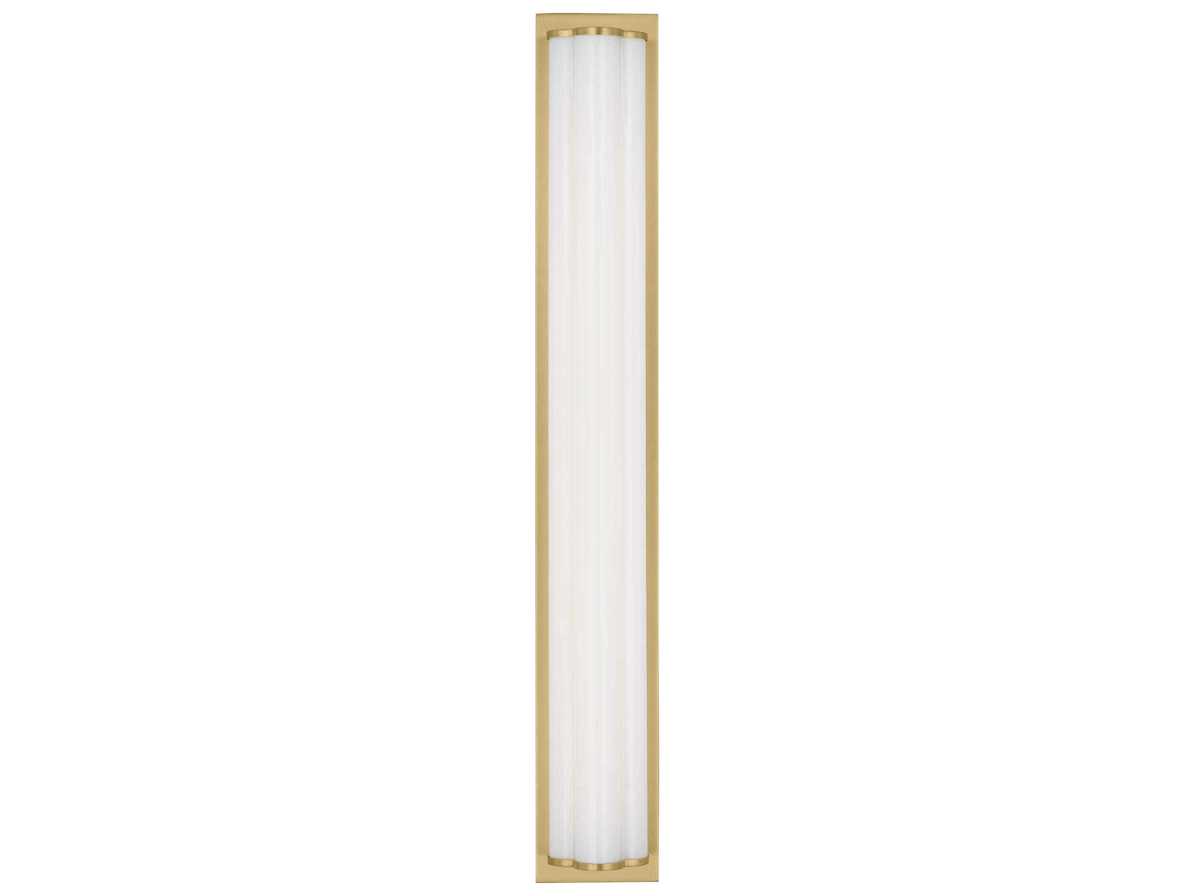 Visual Comfort Studio Freya 1-Light Burnished Brass Vanity Light