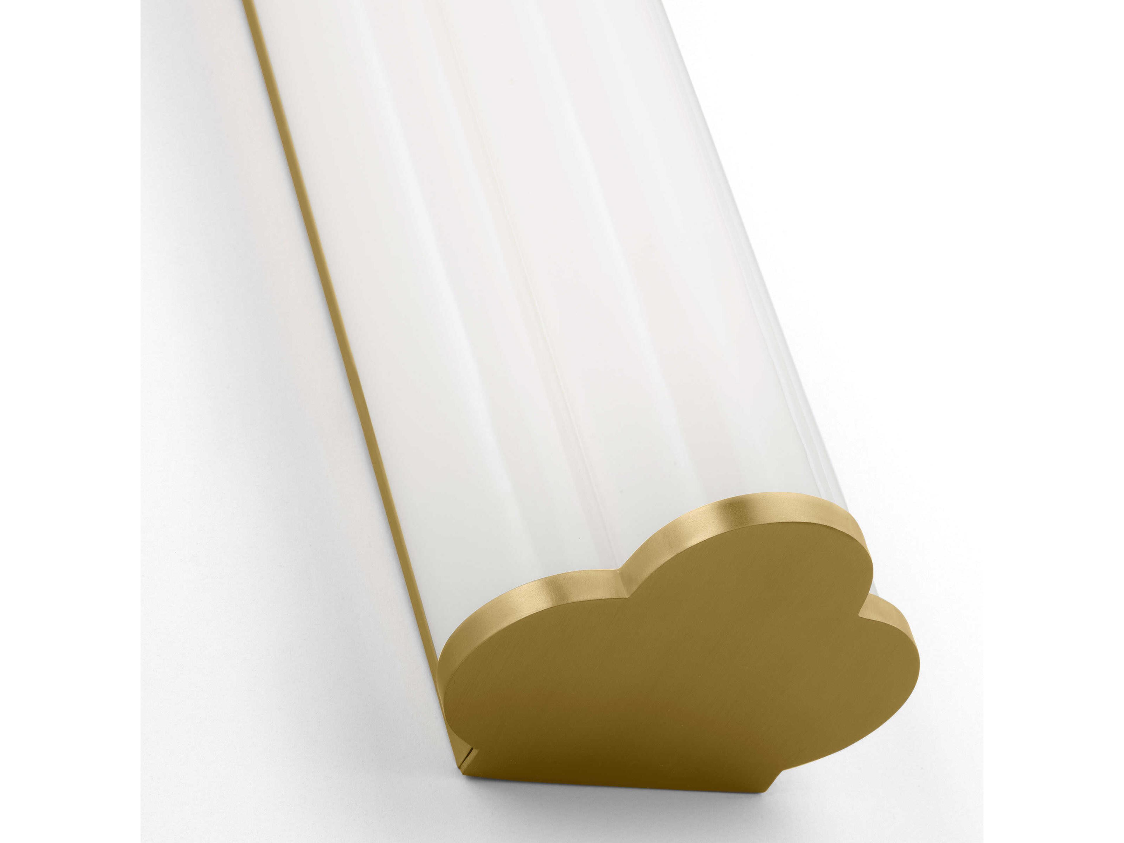 Visual Comfort Studio Freya 1-Light Burnished Brass Vanity Light