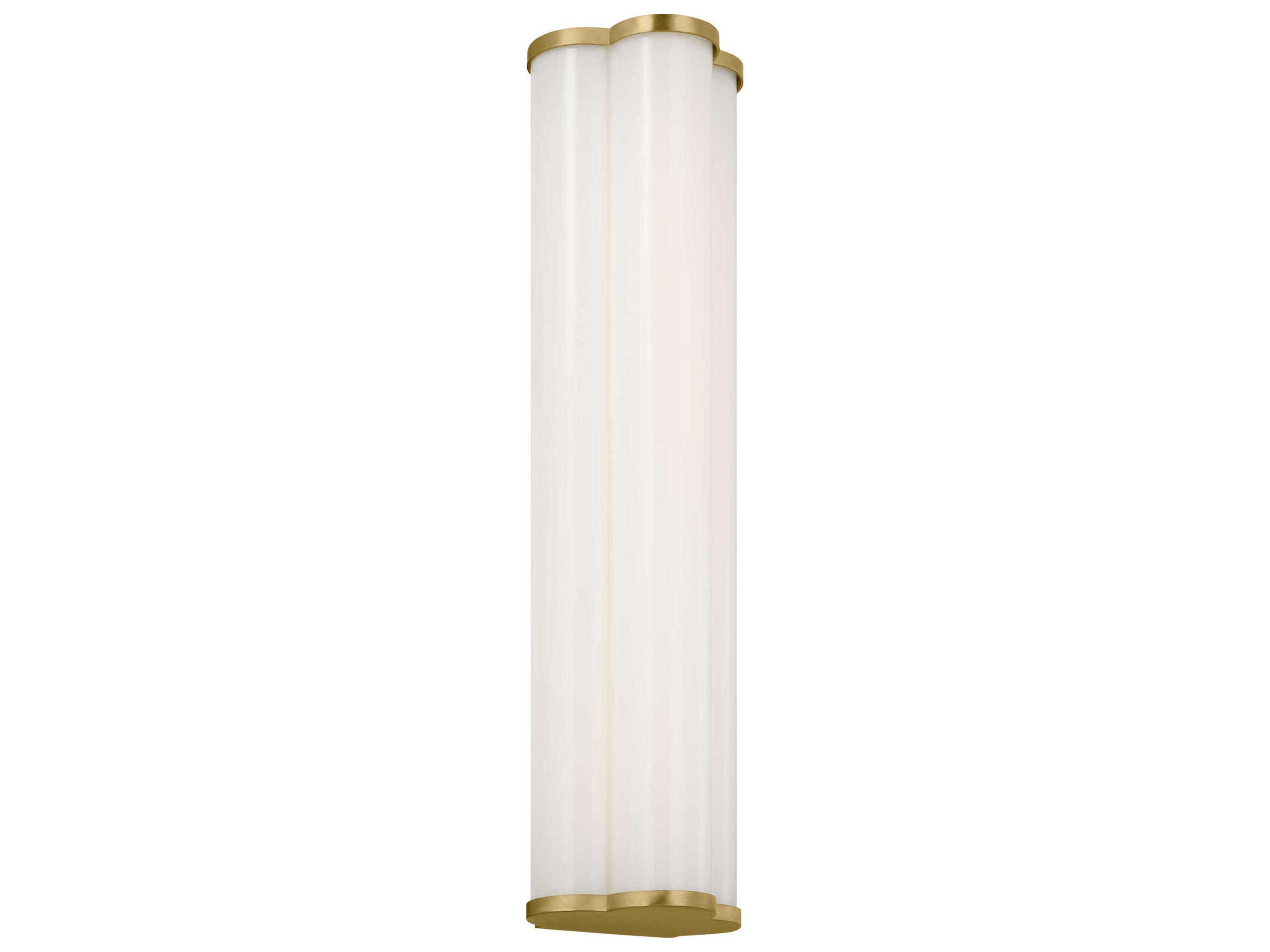 Visual Comfort Studio Freya 1-Light Burnished Brass Vanity Light