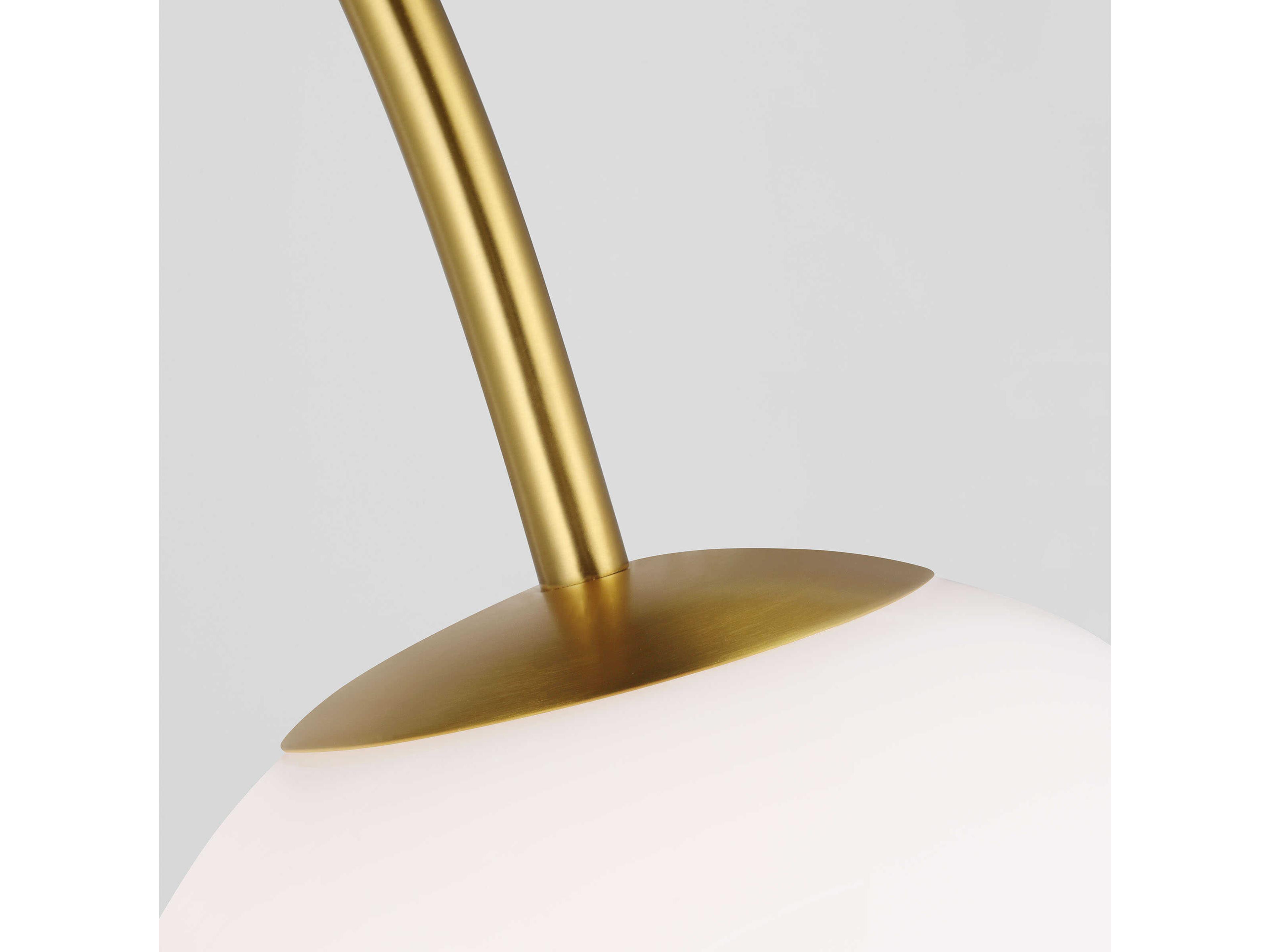 Visual Comfort Studio Noemie 1-Light Burnished Brass Swing Wall Sconce