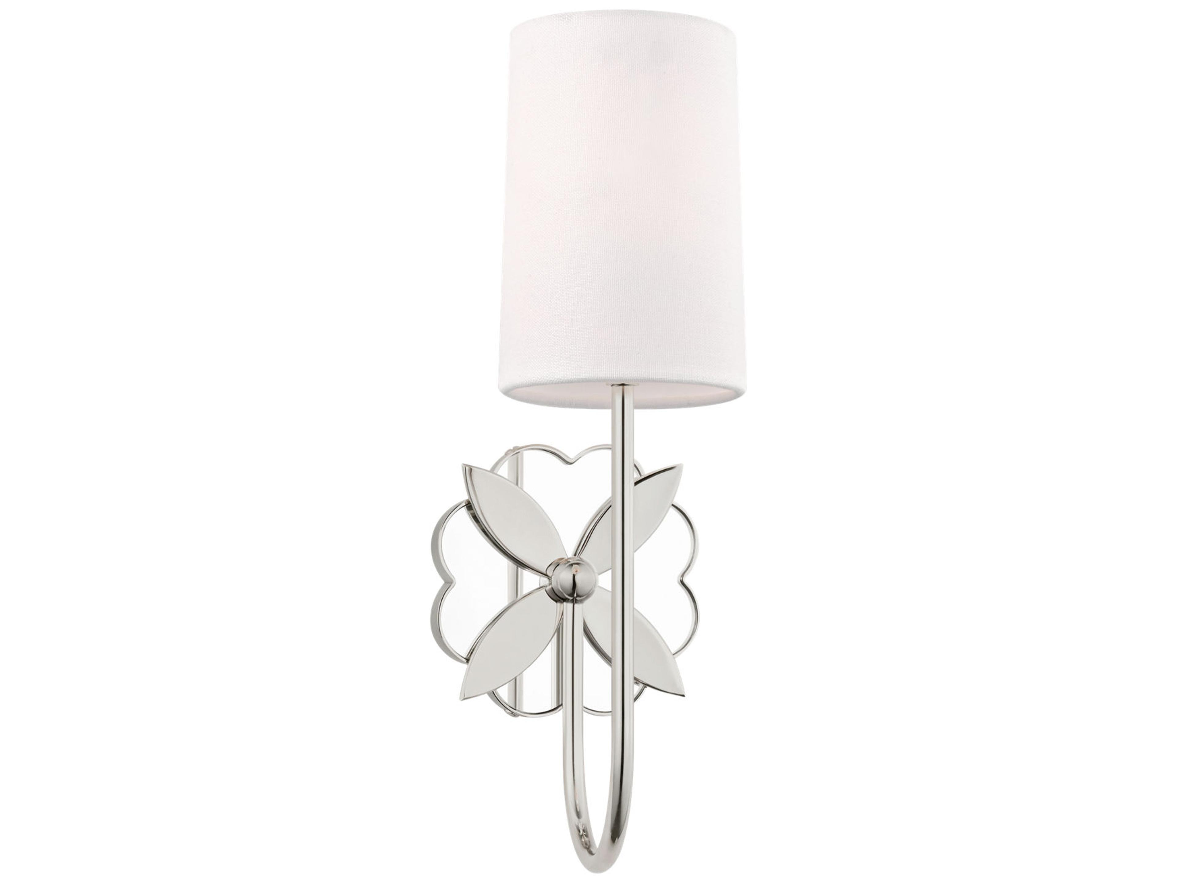 Spencer 1-Light Polished Nickel Wall Sconce