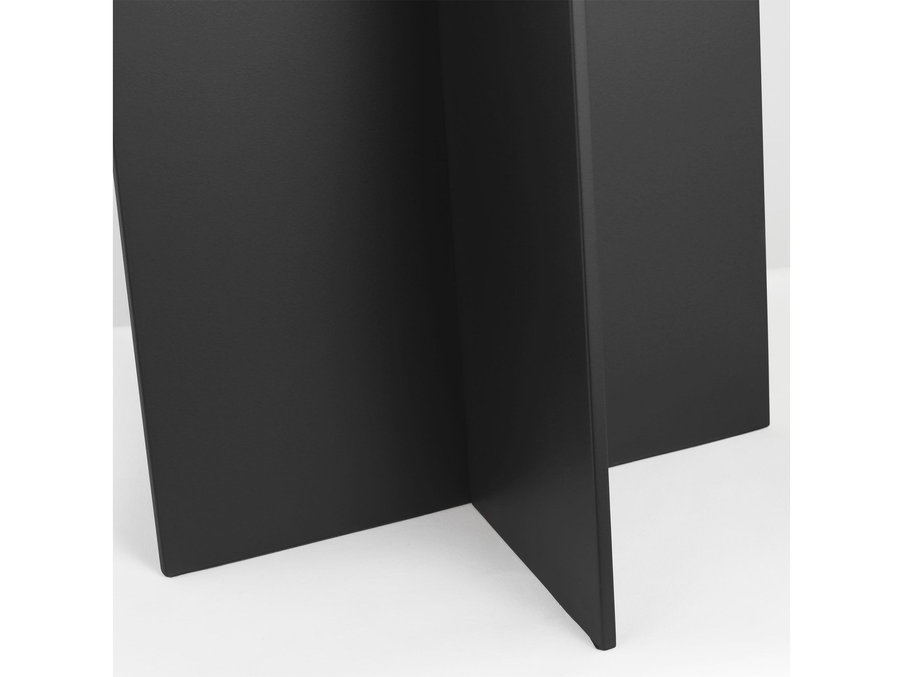 Visual Comfort Studio Blocco Midnight Black White Linen Fabric Floor Lamp