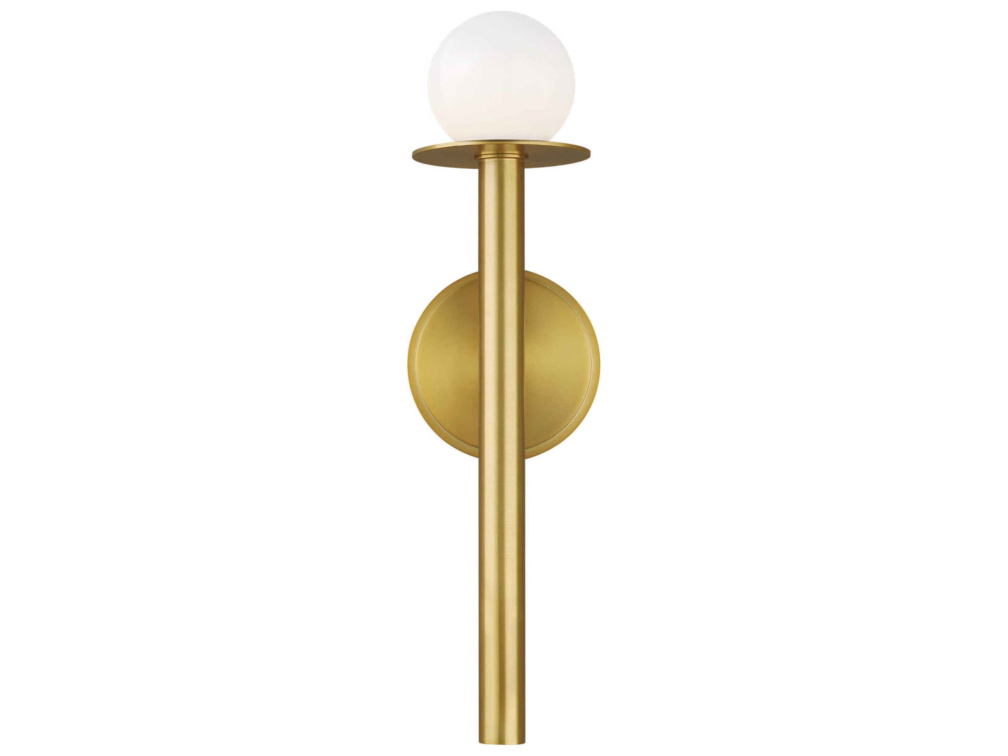 Visual Comfort Studio Nodes 1-Light Burnished Brass Wall Sconce