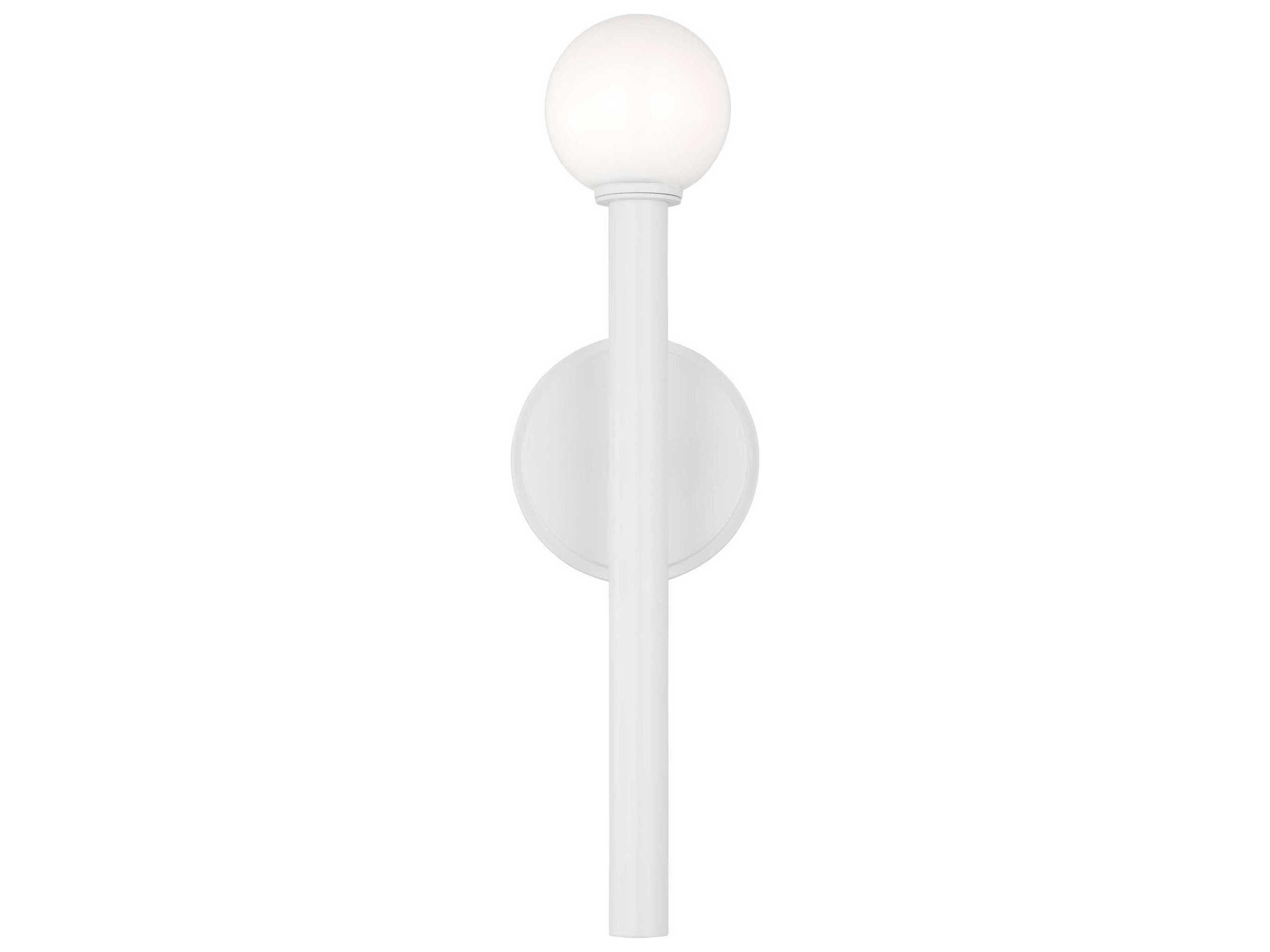 Visual Comfort Studio Nodes 1-Light Matte White Wall Sconce