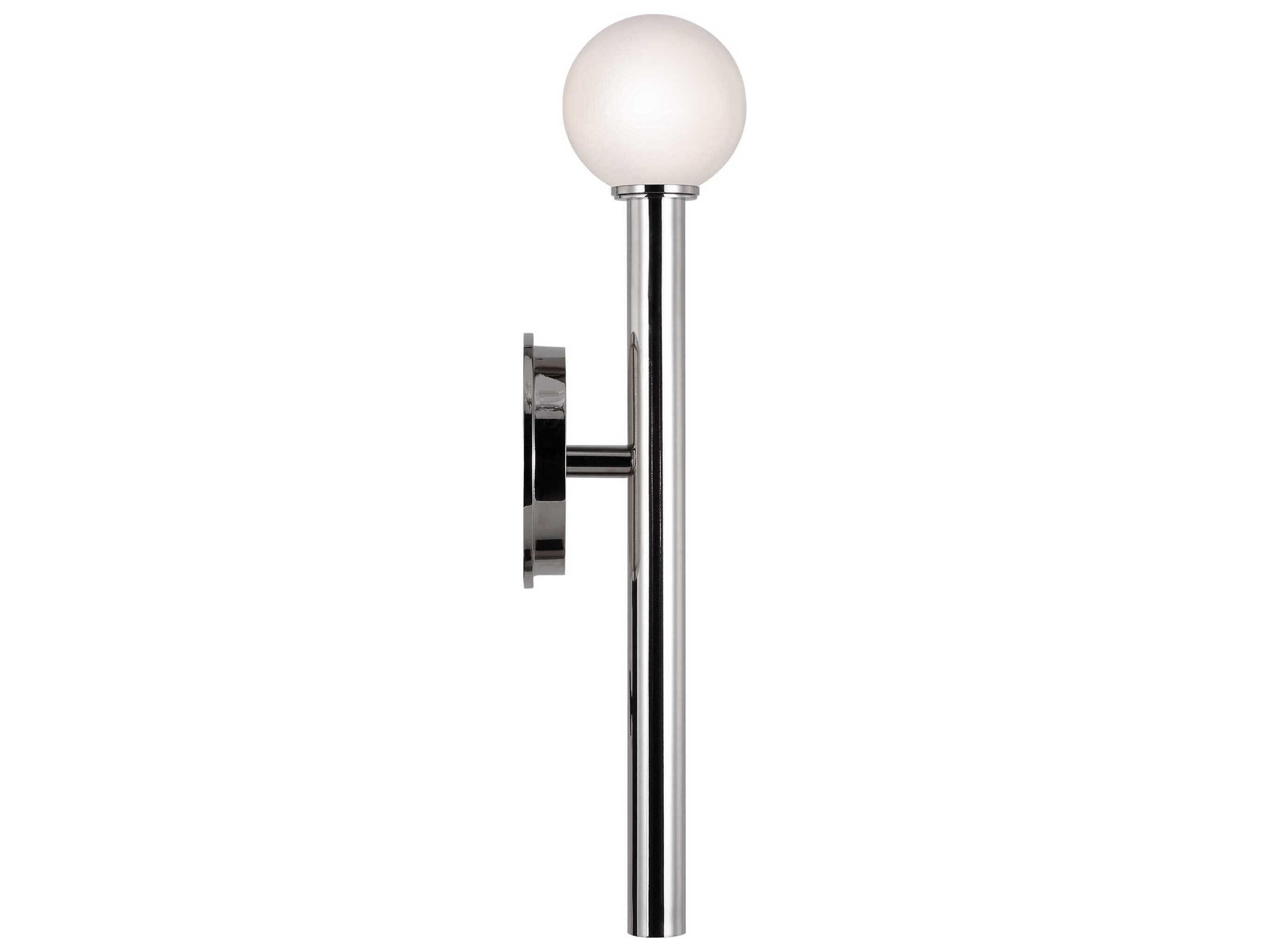 Visual Comfort Studio Nodes 1-Light Polished Nickel Wall Sconce