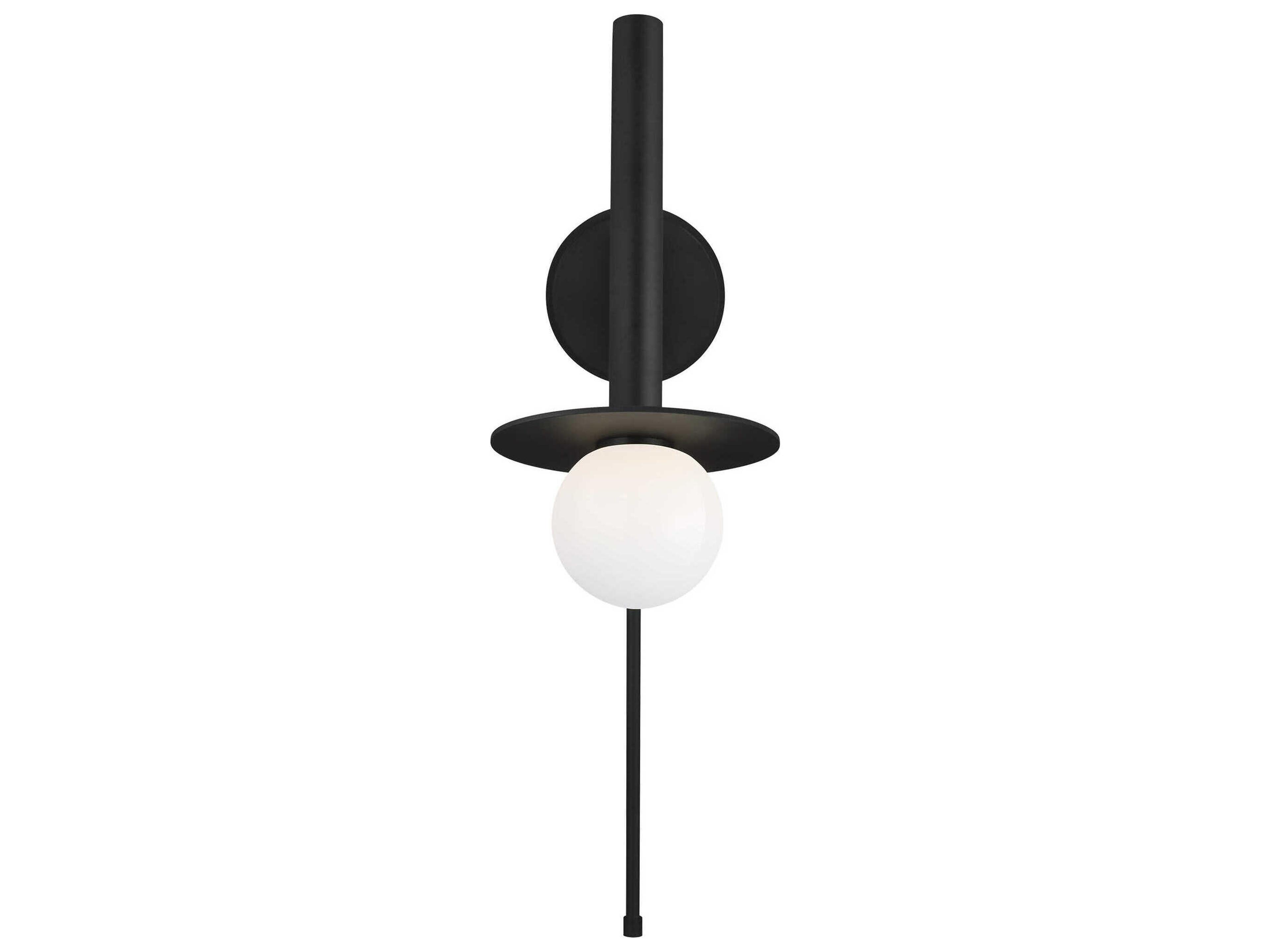 Visual Comfort Studio Nodes 1-Light Midnight Black Swing Wall Sconce