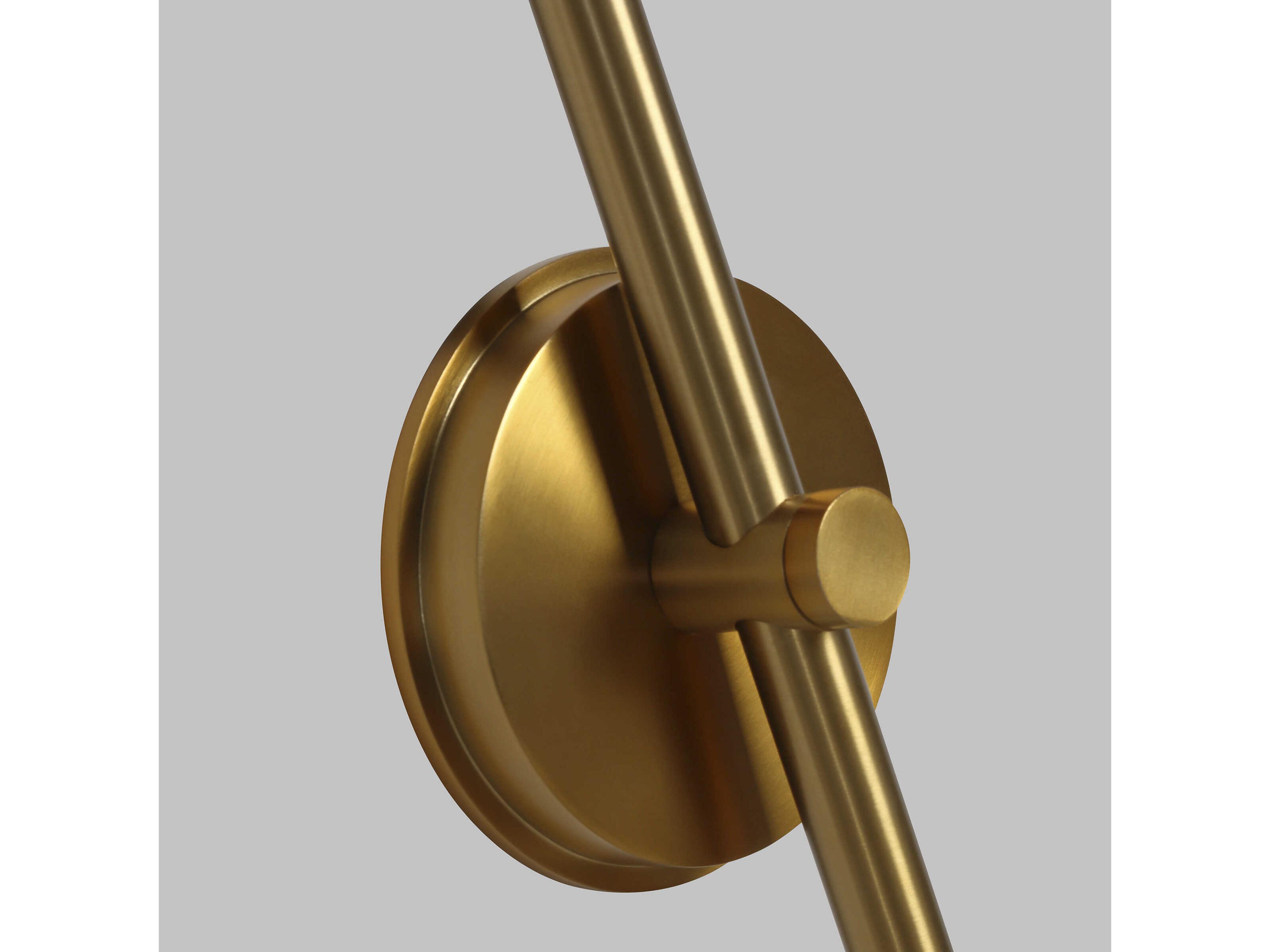 Visual Comfort Studio Nodes 1-Light Burnished Brass Swing Wall Sconce