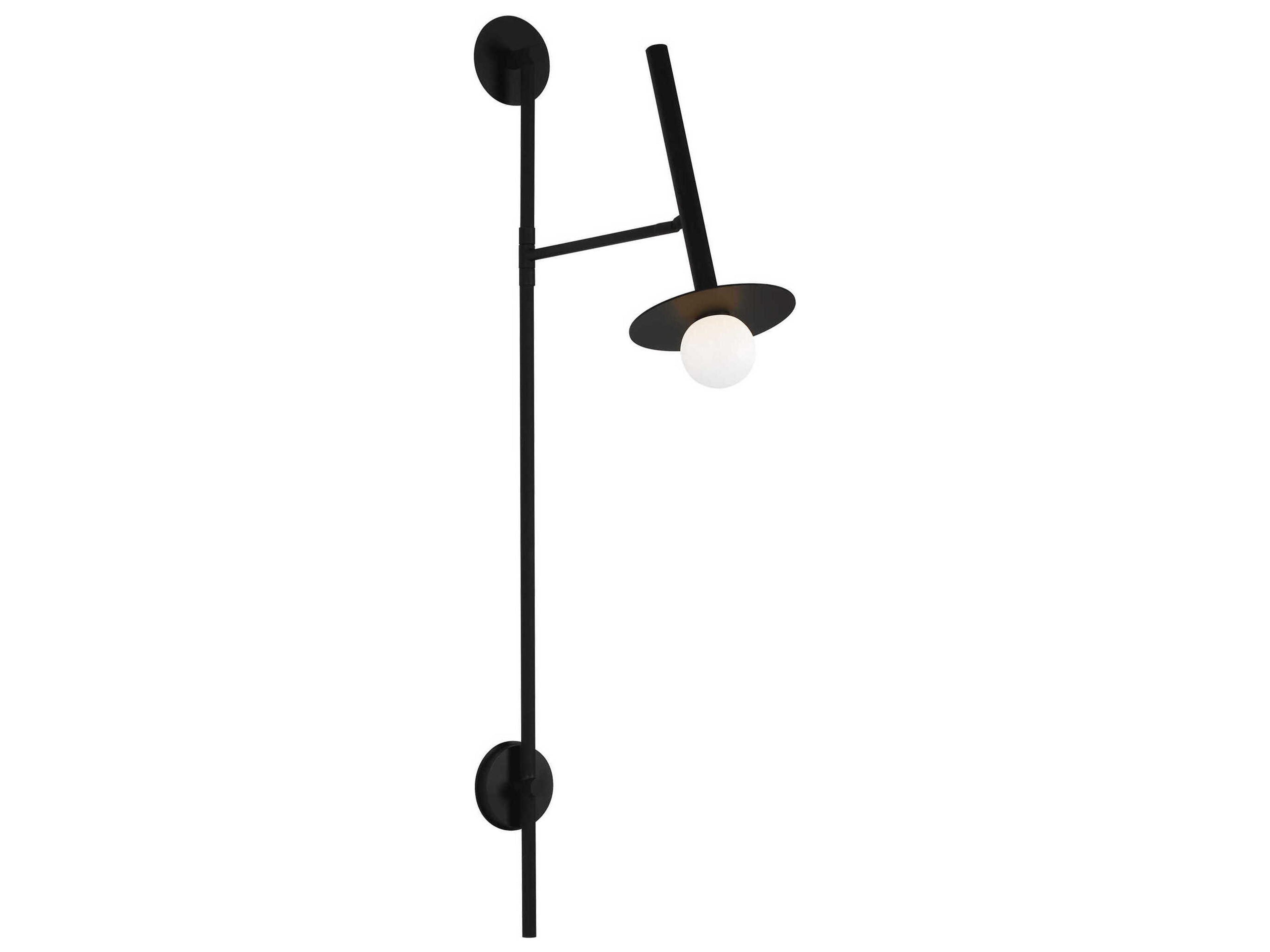 Visual Comfort Studio Nodes 1-Light Midnight Black Swing Wall Sconce