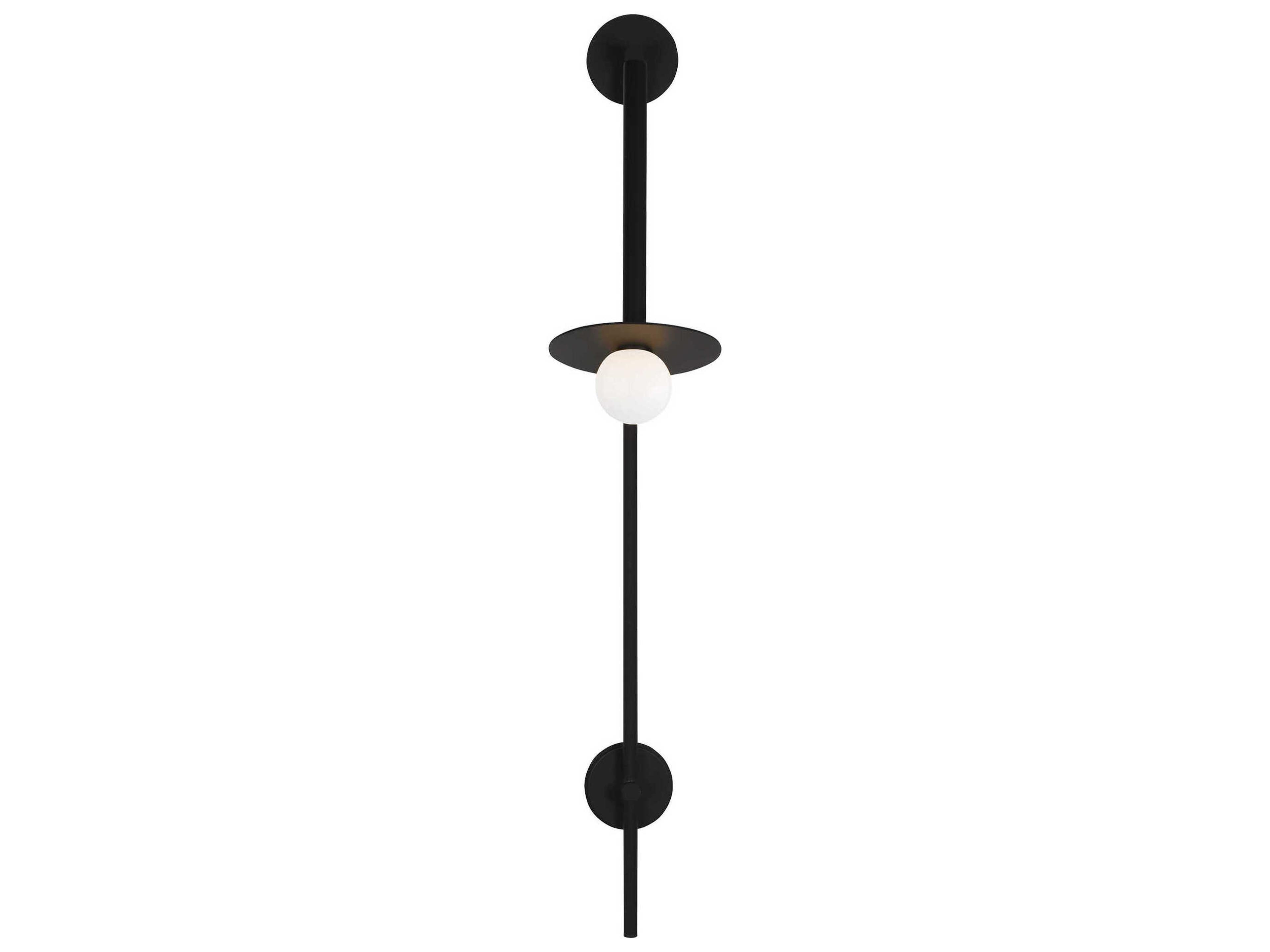 Visual Comfort Studio Nodes 1-Light Midnight Black Swing Wall Sconce