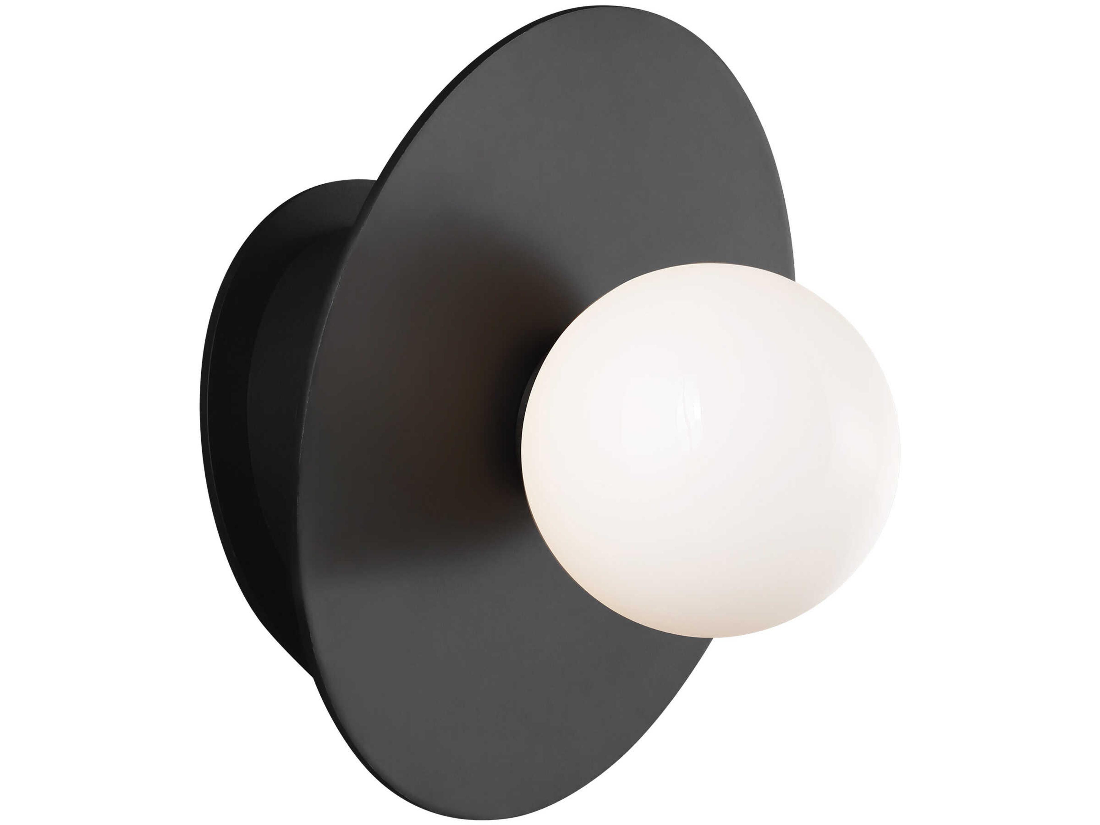 Wall Sconce Nodes Midnight Black 1 Light