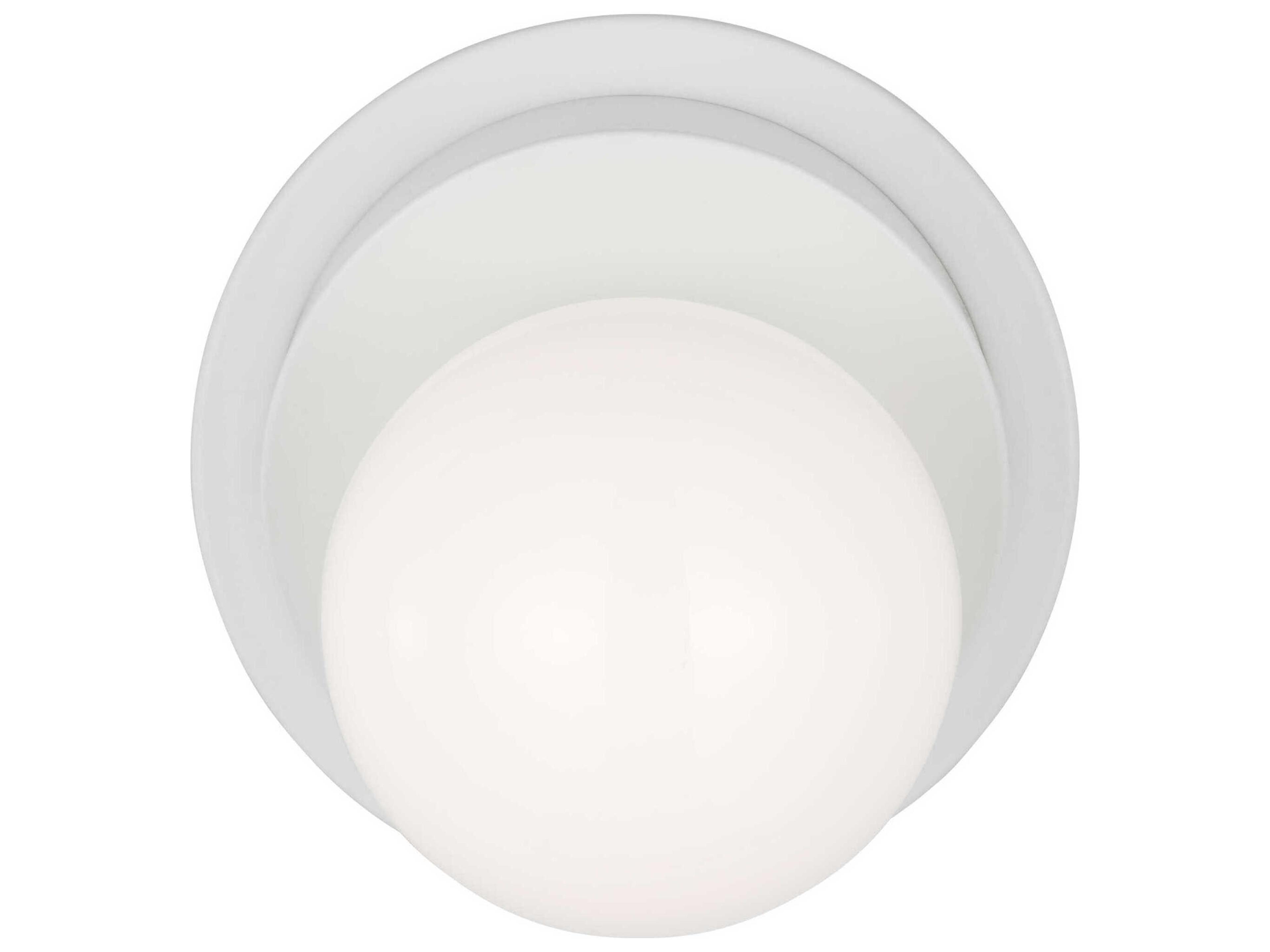 Visual Comfort Studio Nodes 1-Light Matte White Wall Sconce