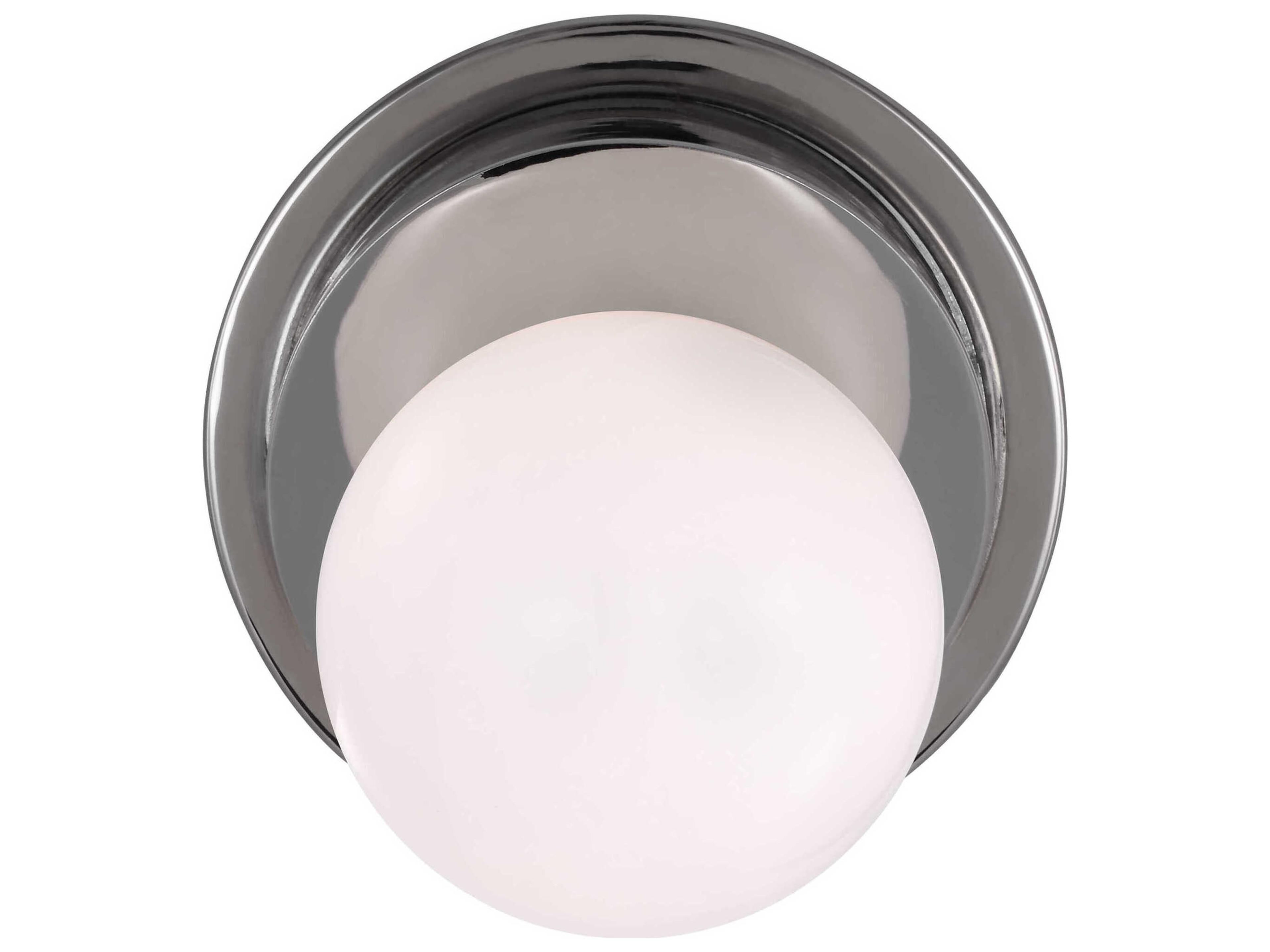 Visual Comfort Studio Nodes 1-Light Polished Nickel Wall Sconce