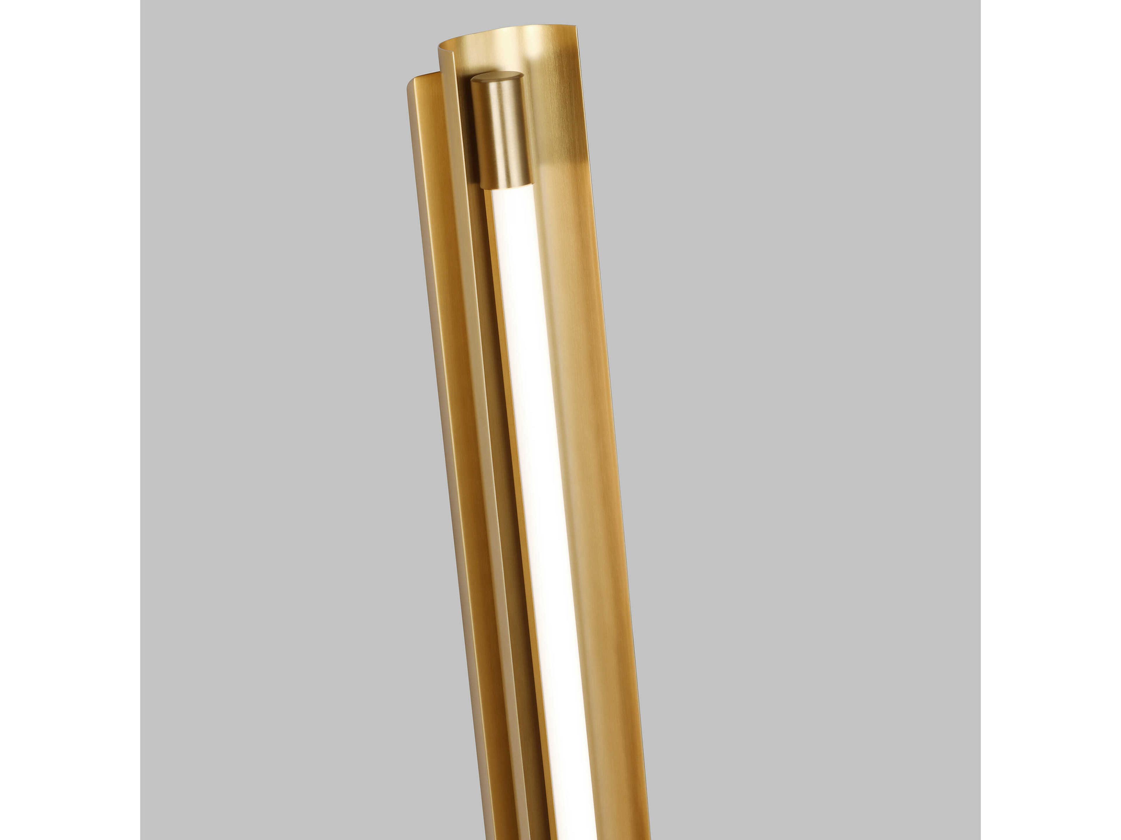 Visual Comfort Studio Carson 1-Light Burnished Brass Vanity Light