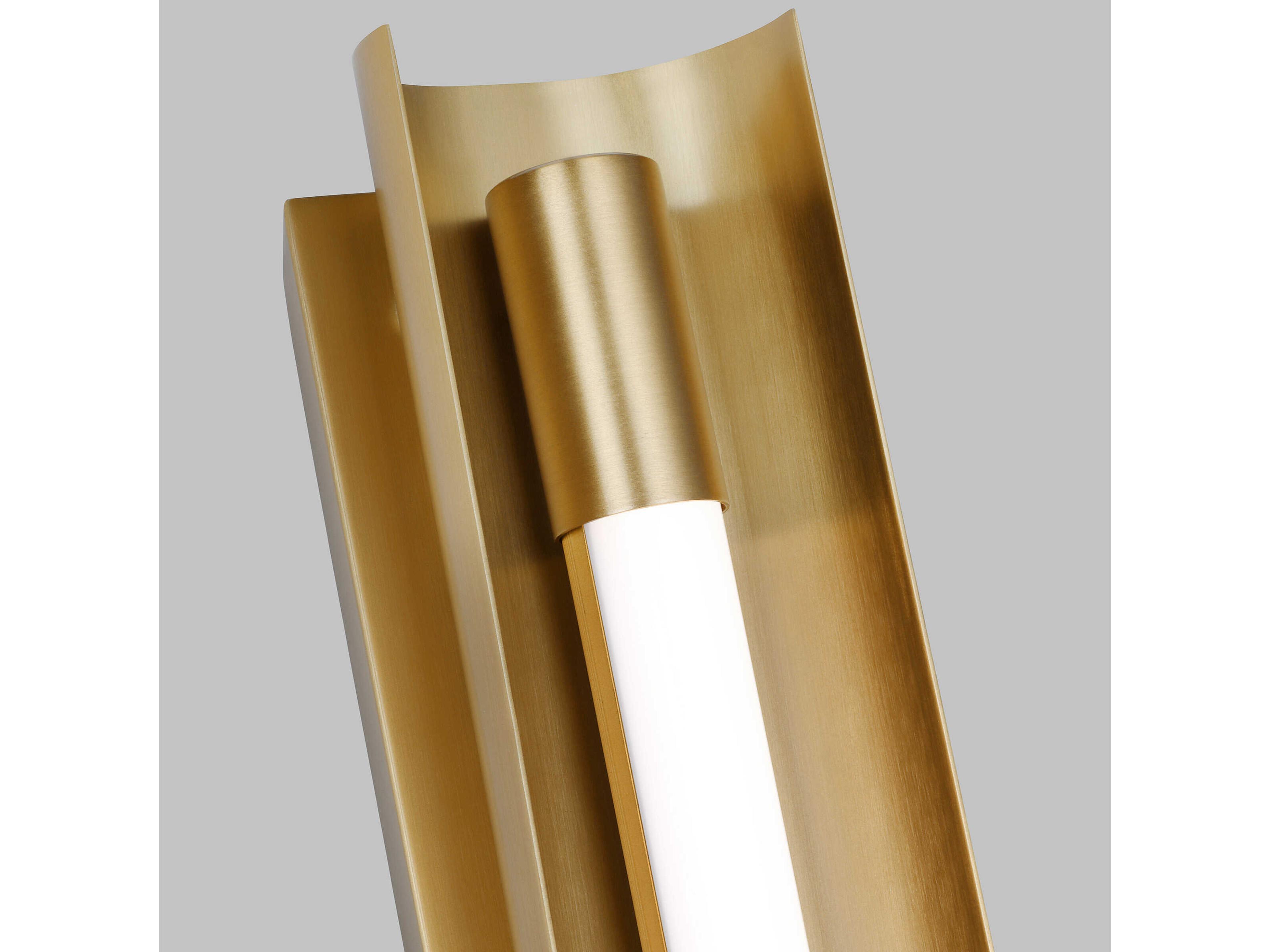 Visual Comfort Studio Carson 1-Light Burnished Brass Vanity Light