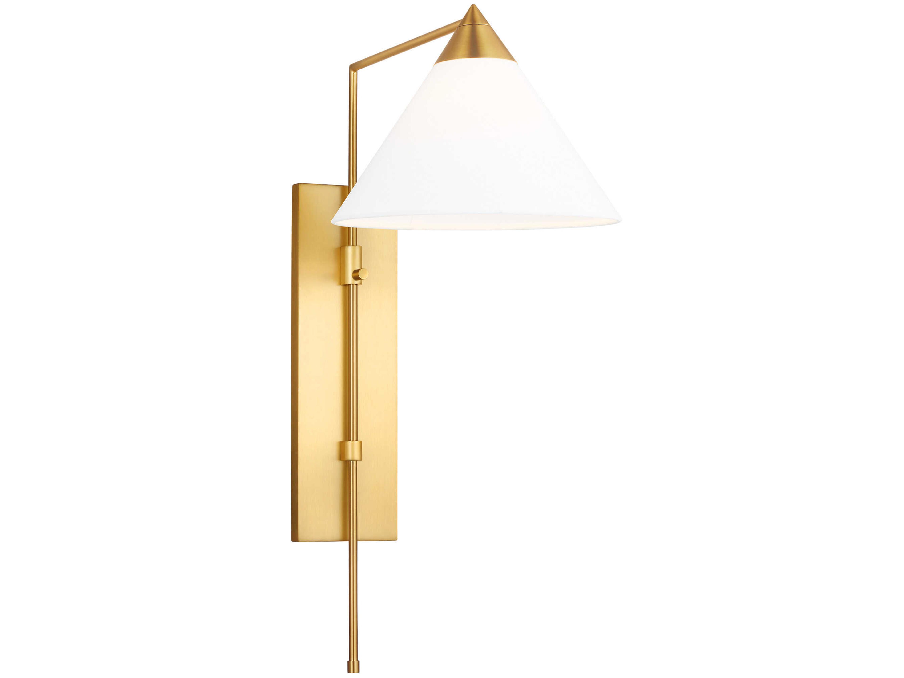 Franklin Burnished Brass 1-Light Wall Sconce