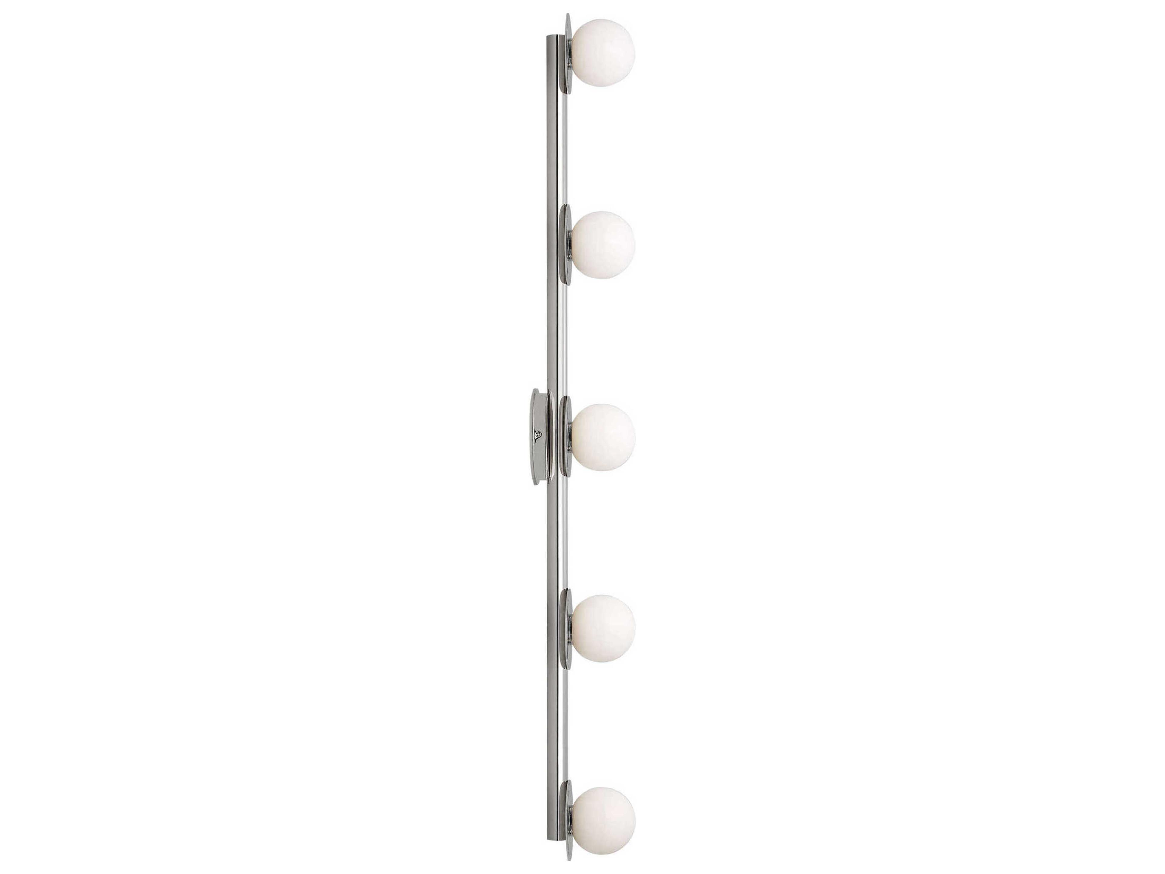 Visual Comfort Studio Nodes 5-Light Polished Nickel Vanity Light