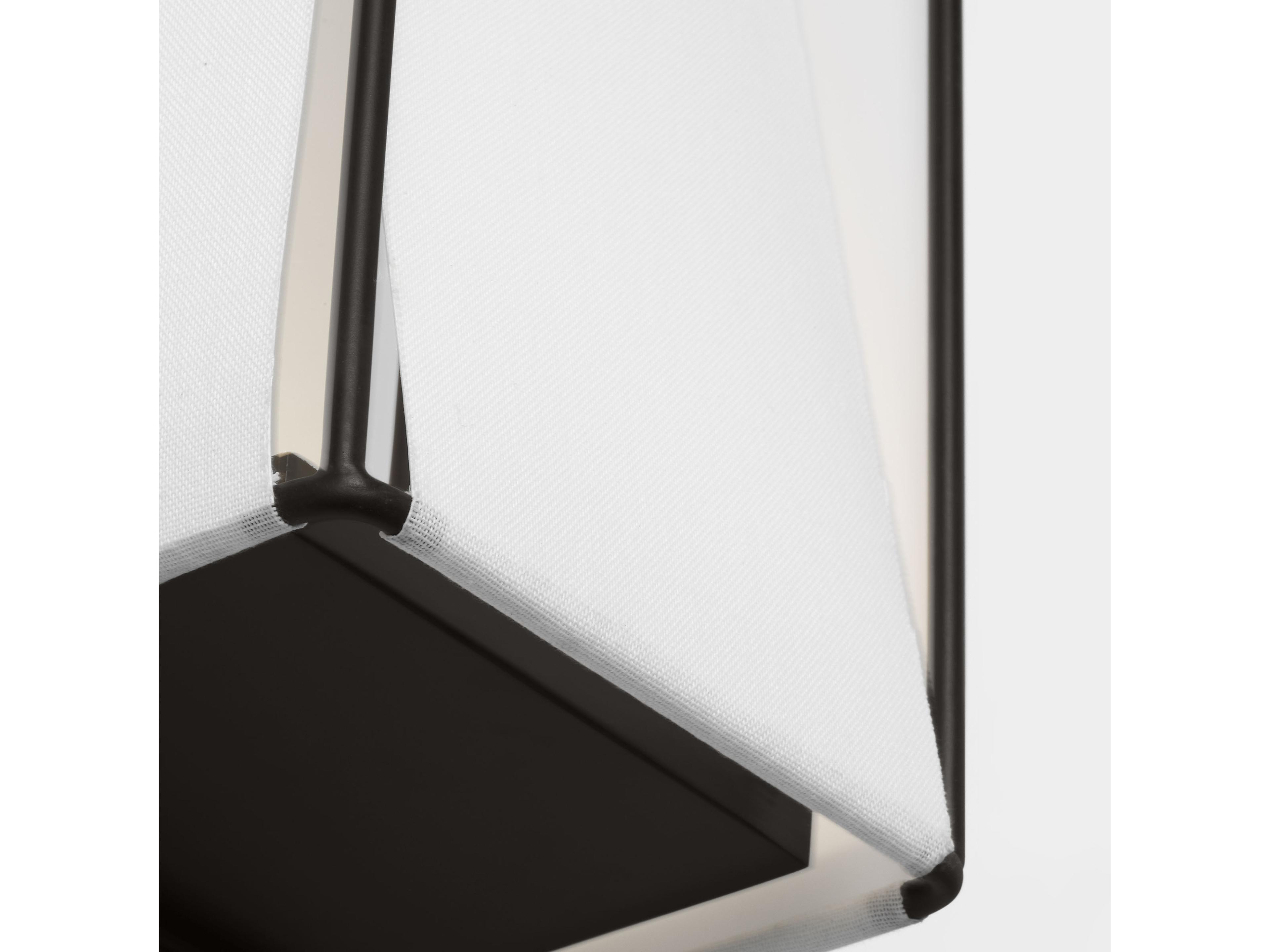 Visual Comfort Studio Velero 1-Light Aged Iron Black Wall Sconce