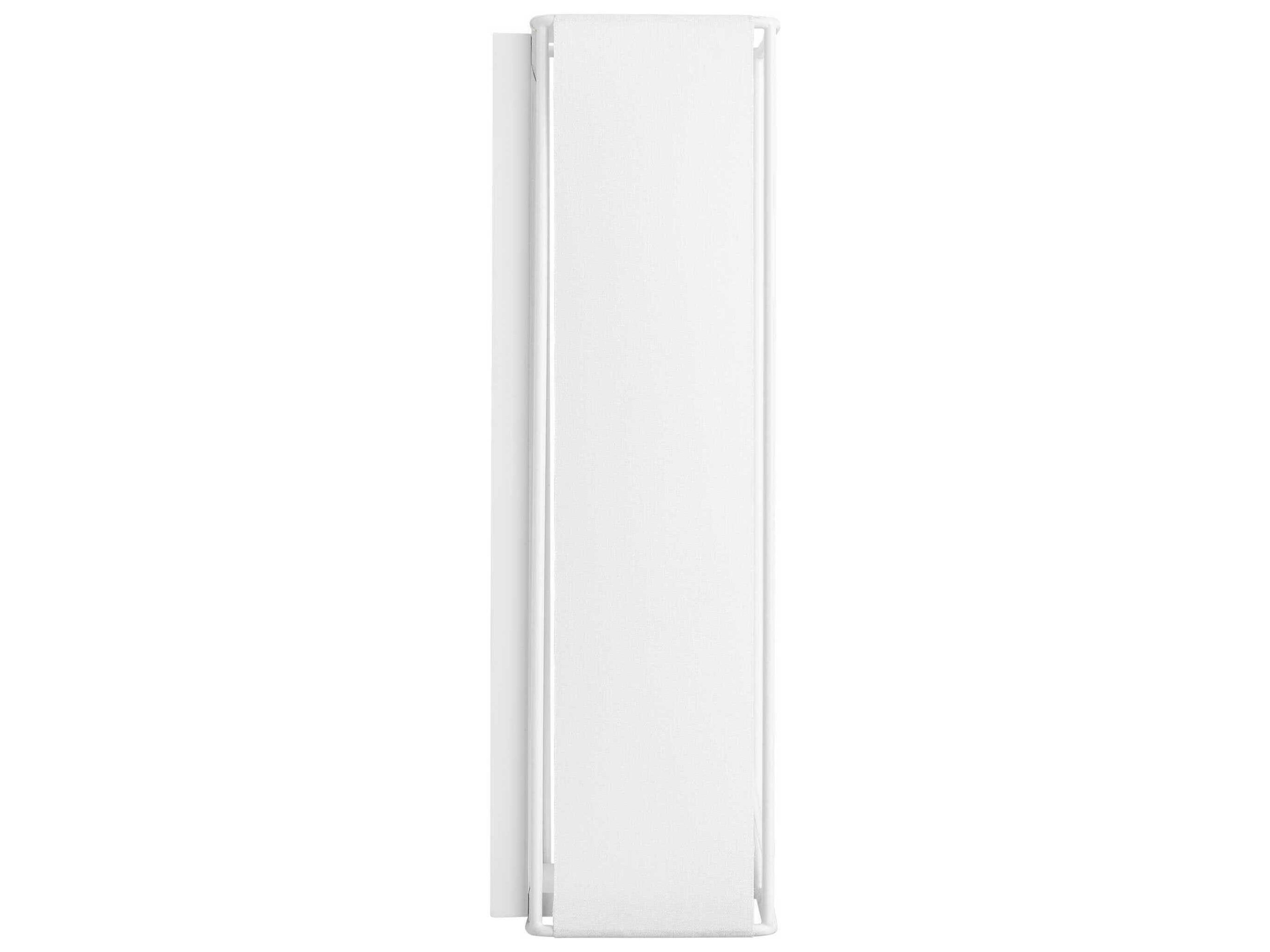 Visual Comfort Studio Velero 1-Light Soft Linen White Wall Sconce