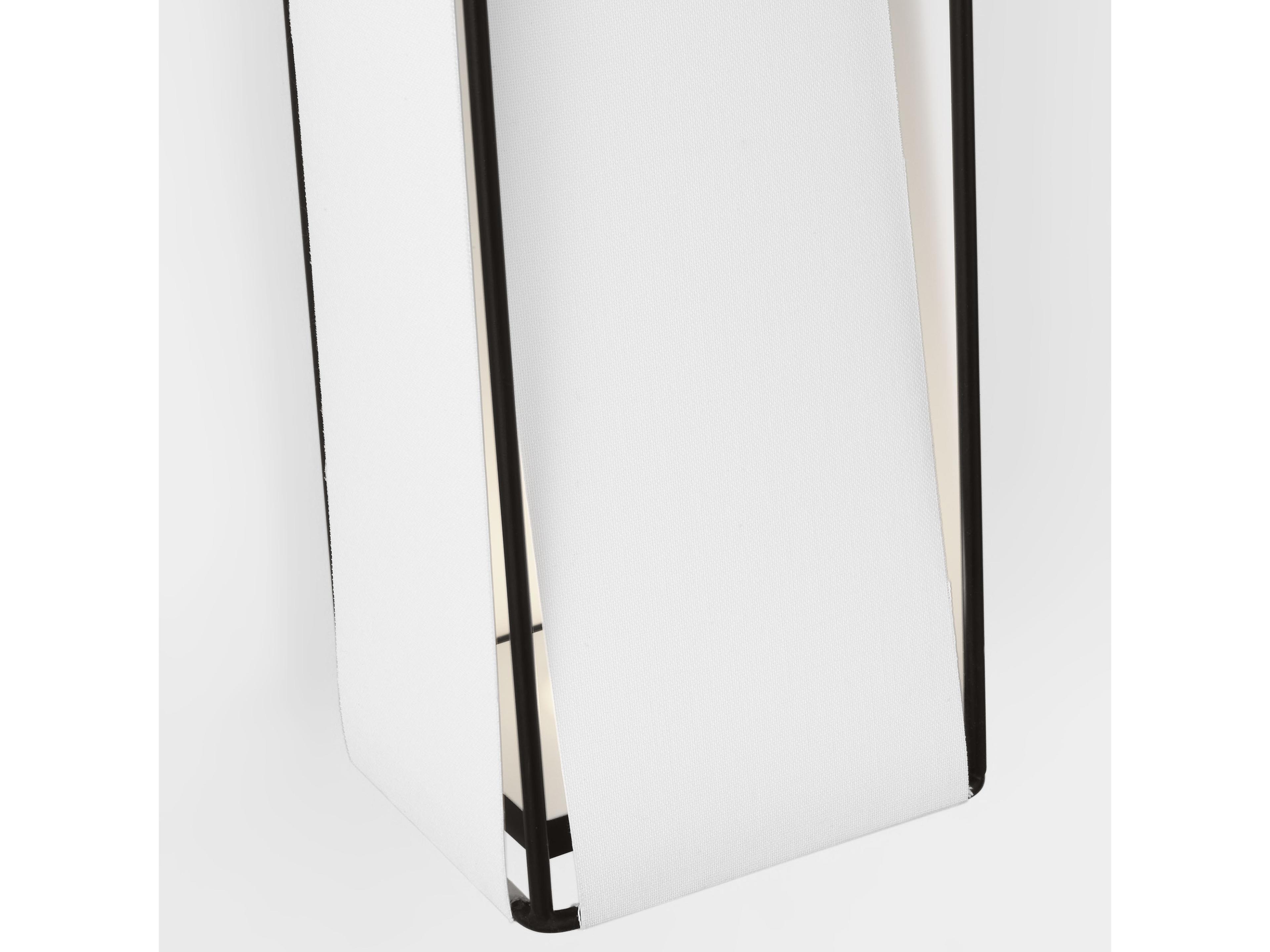 Visual Comfort Studio Velero 1-Light Aged Iron Black Wall Sconce