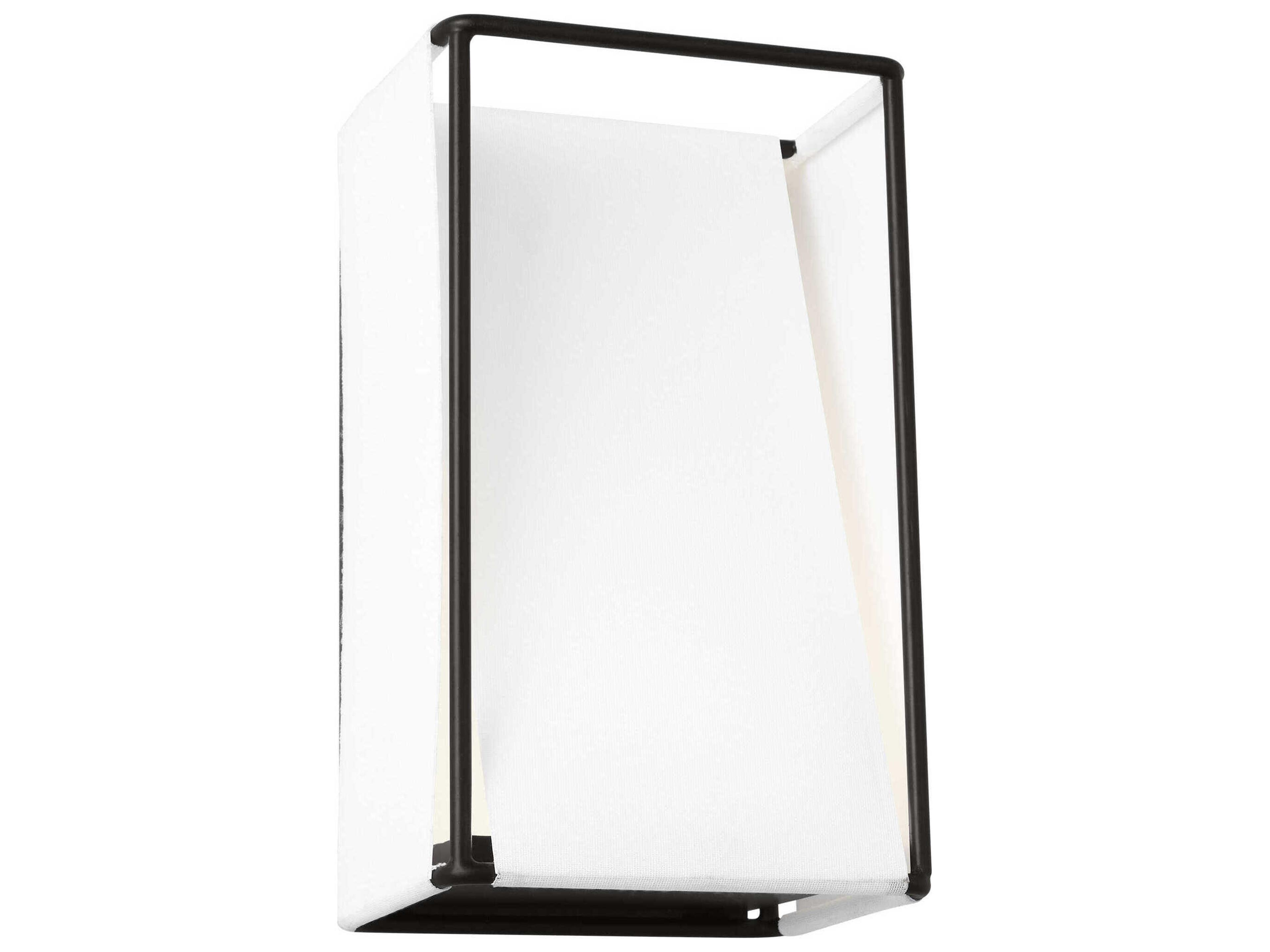 Velero 1-Light Aged Iron Black Wall Sconce