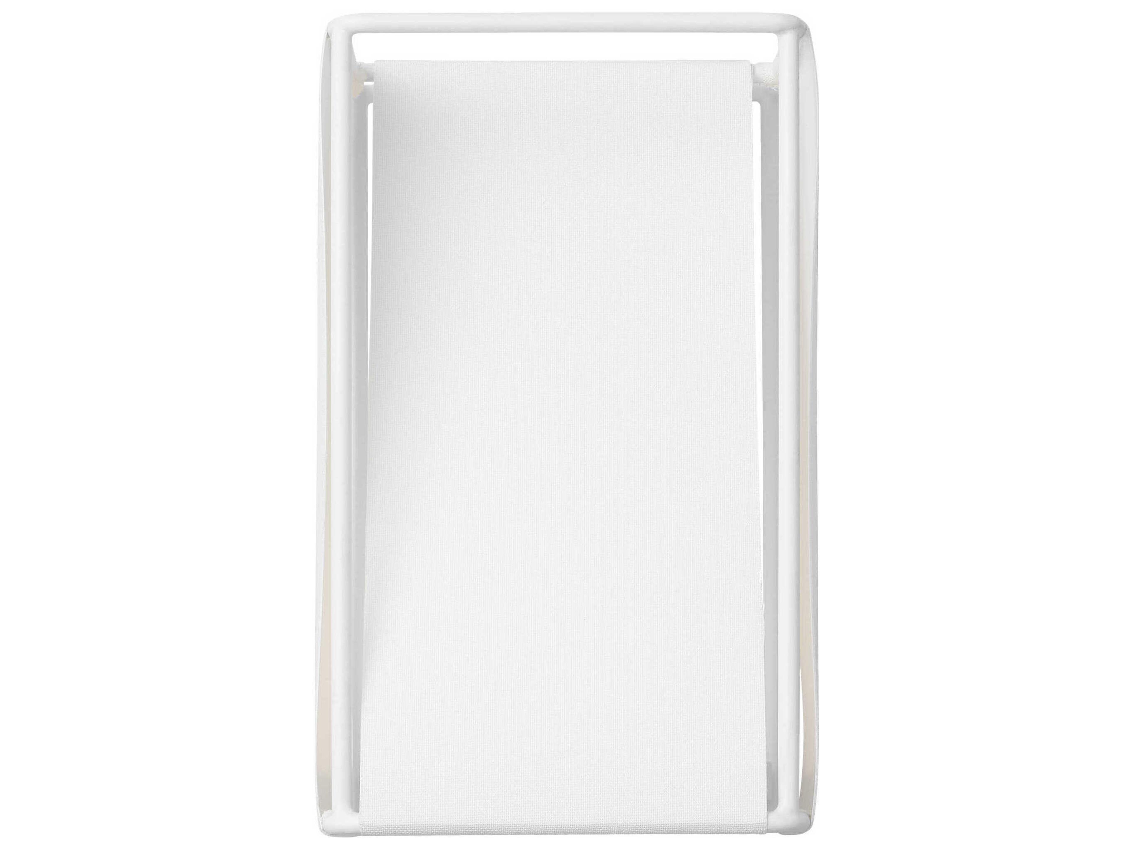 Visual Comfort Studio Velero 1-Light Soft Linen White Wall Sconce