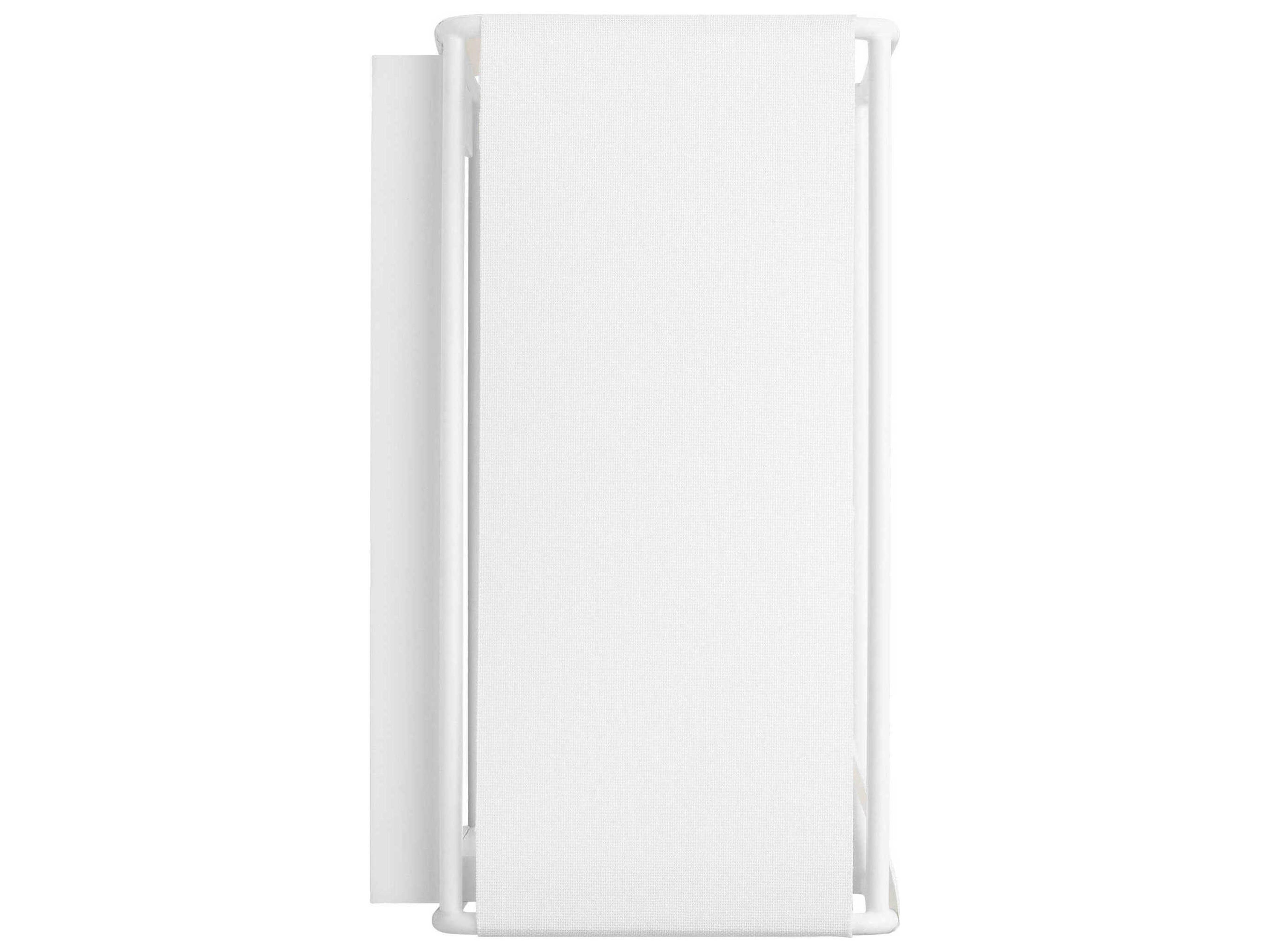 Visual Comfort Studio Velero 1-Light Soft Linen White Wall Sconce