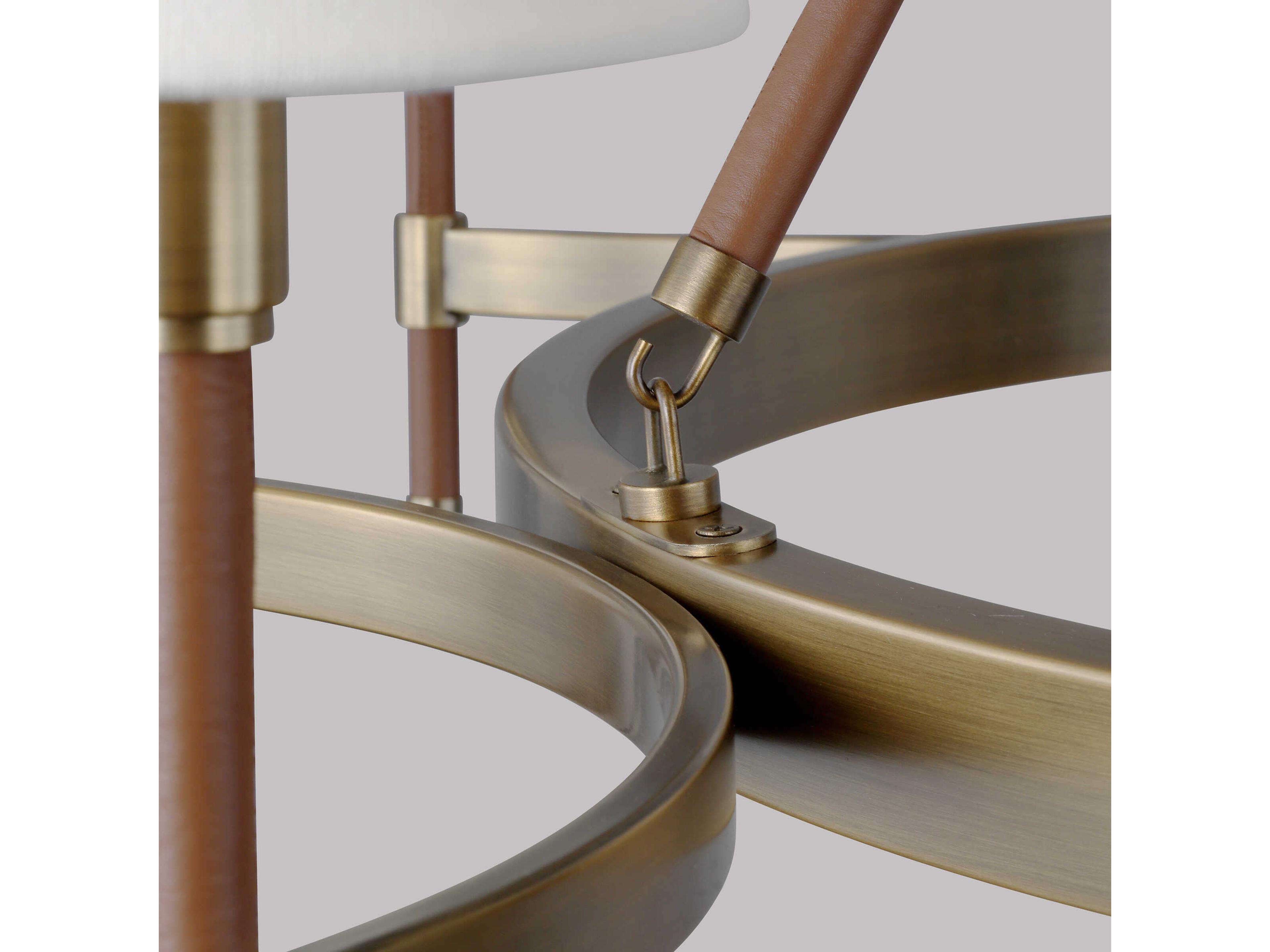 Visual Comfort Studio Katie 8-Light Time Worn Brass Chandelier