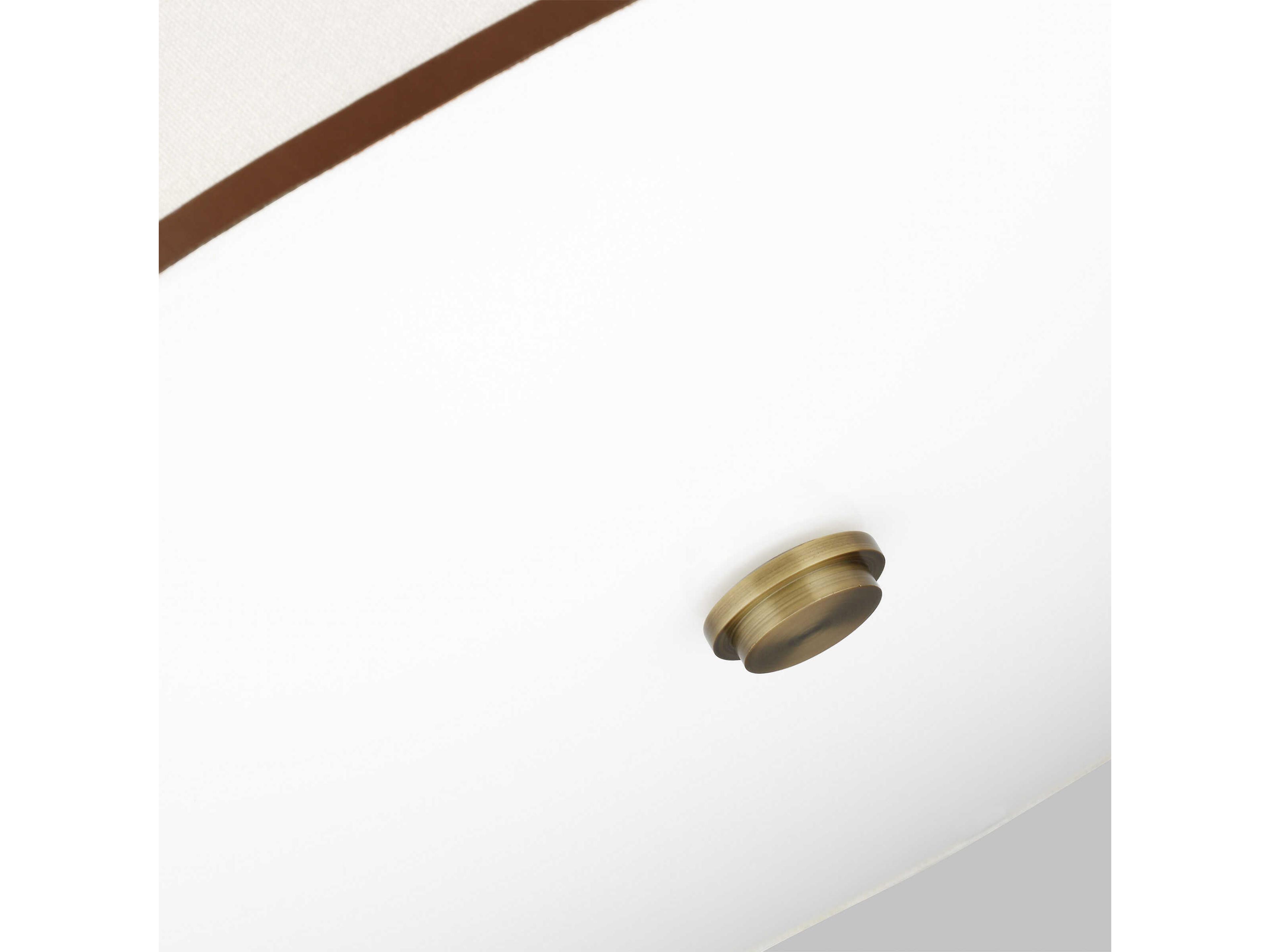 Visual Comfort Studio Katie 4-Light Time Worn Brass Drum Pendant