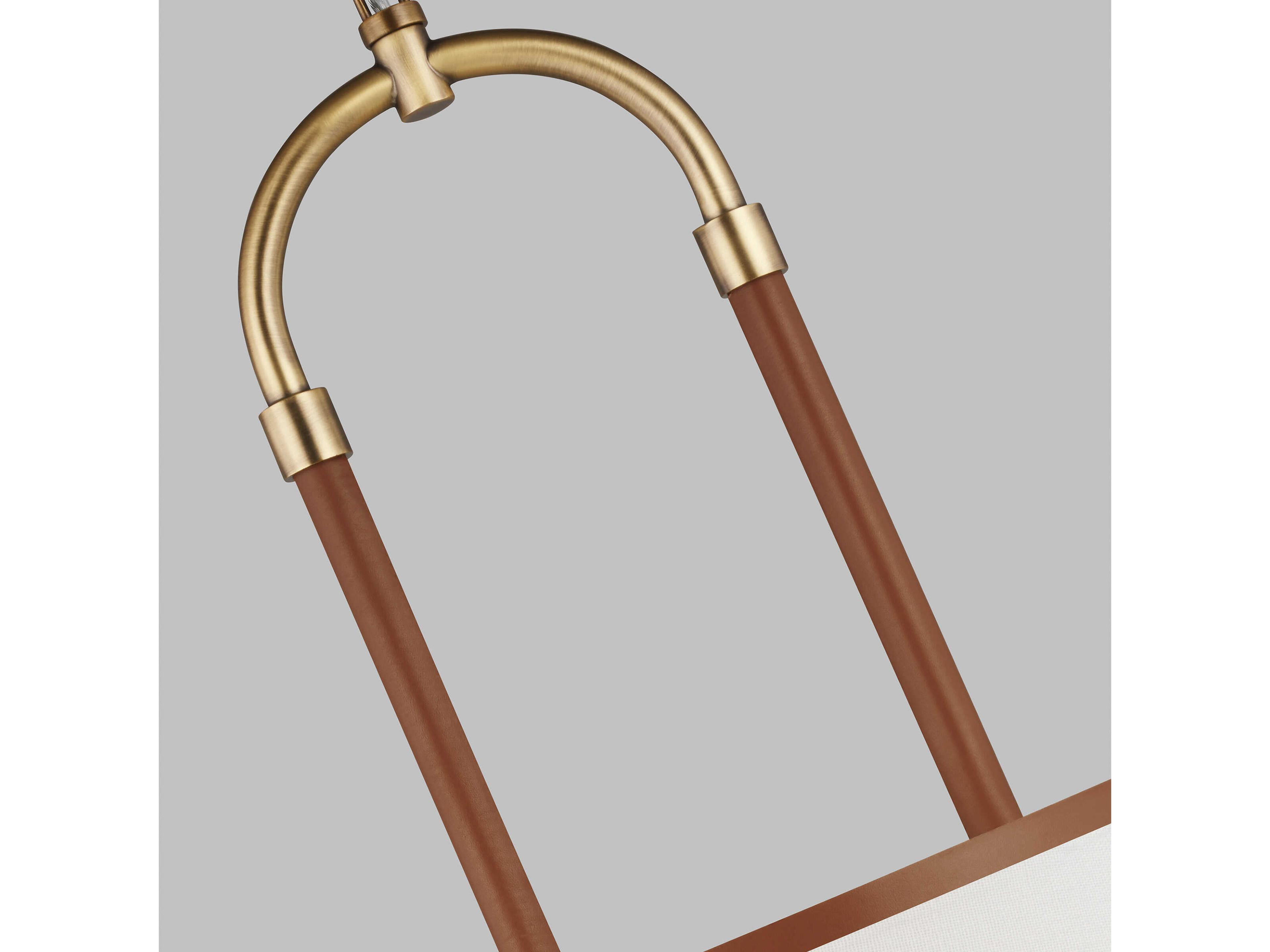 Visual Comfort Studio Katie 1-Light Time Worn Brass Mini Pendant