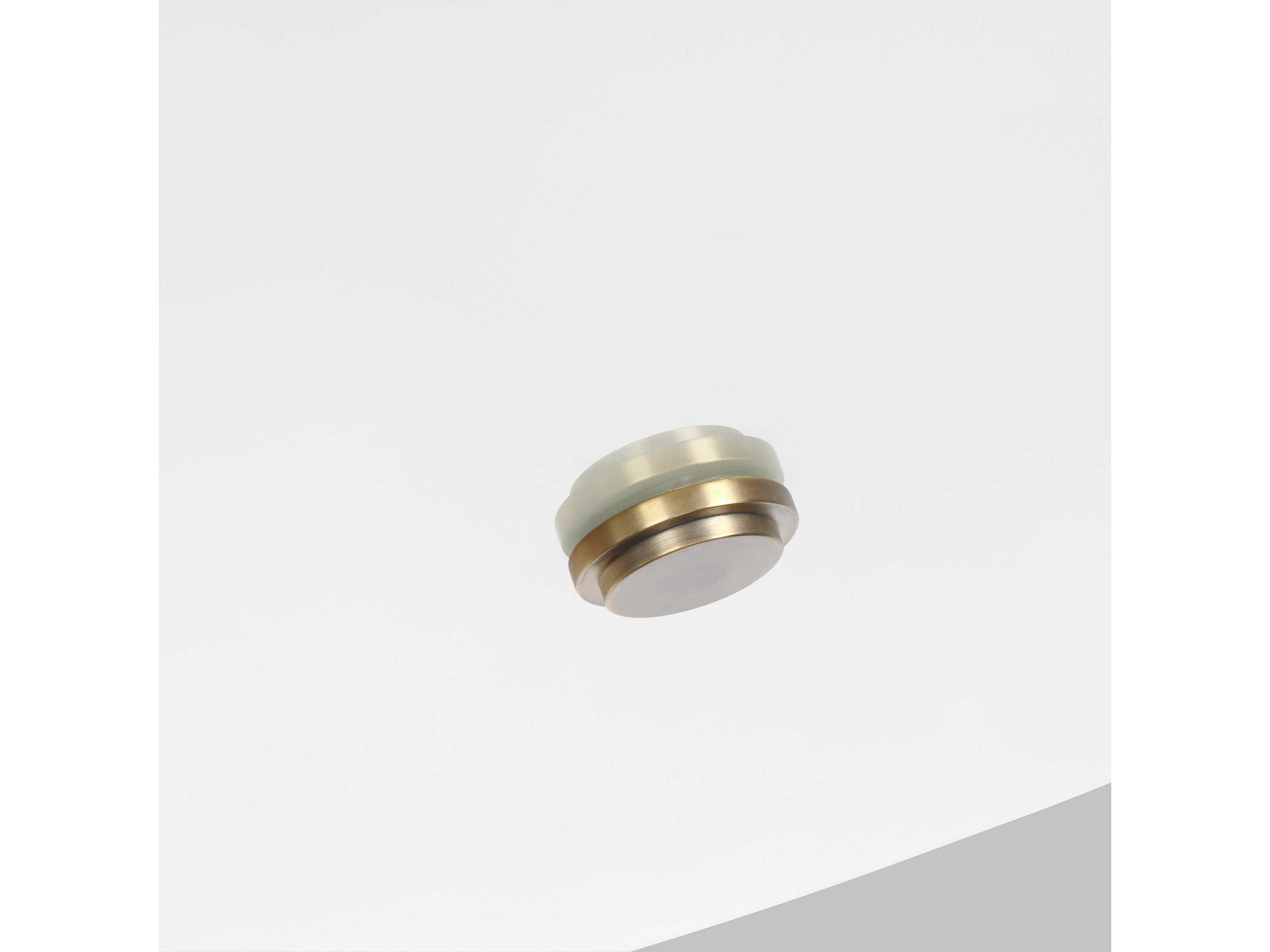 Visual Comfort Studio Katie 1-Light Time Worn Brass Mini Pendant