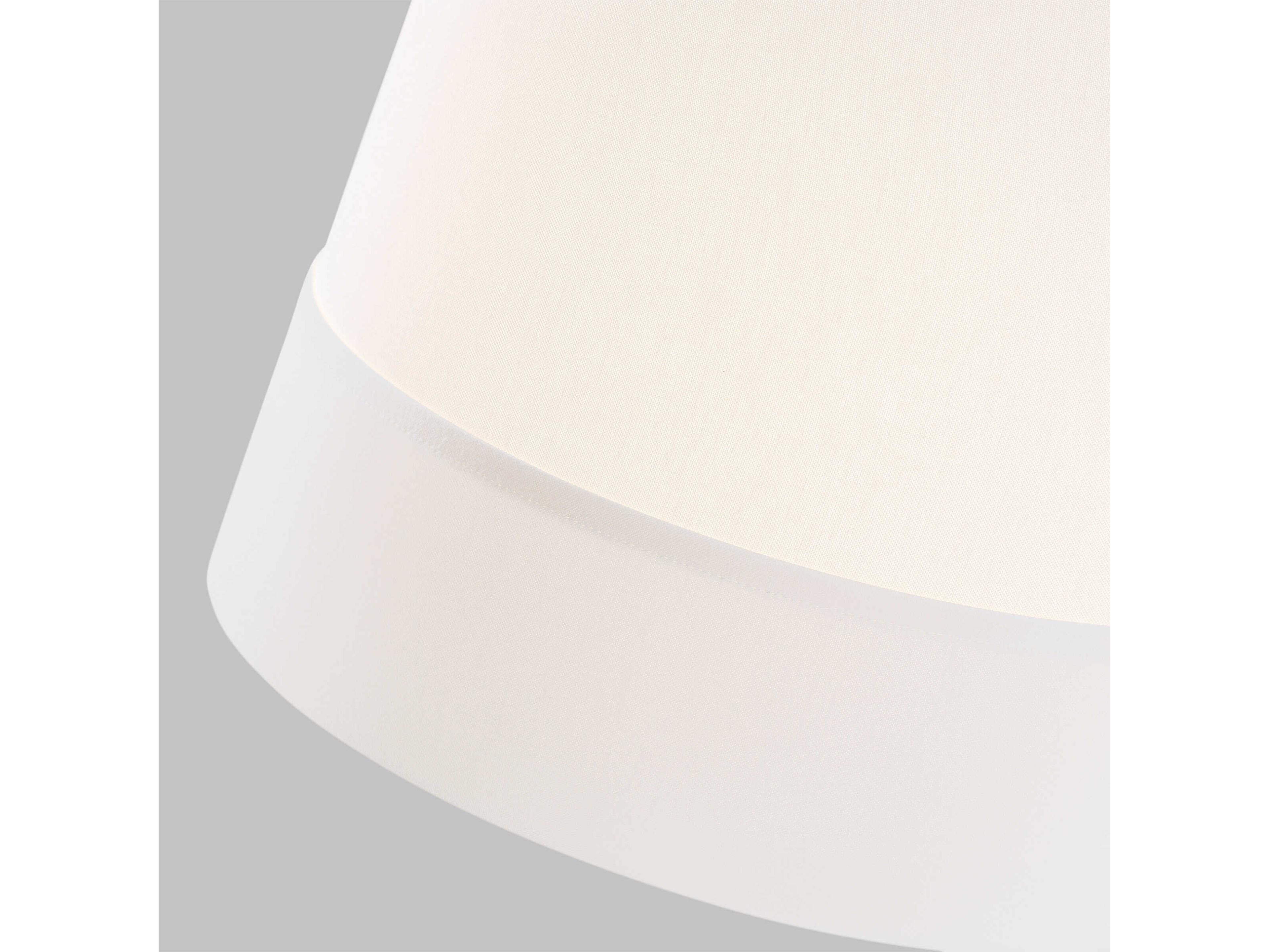 Visual Comfort Studio Ivie 1-Light Time Worn Brass Drum Mini Pendant