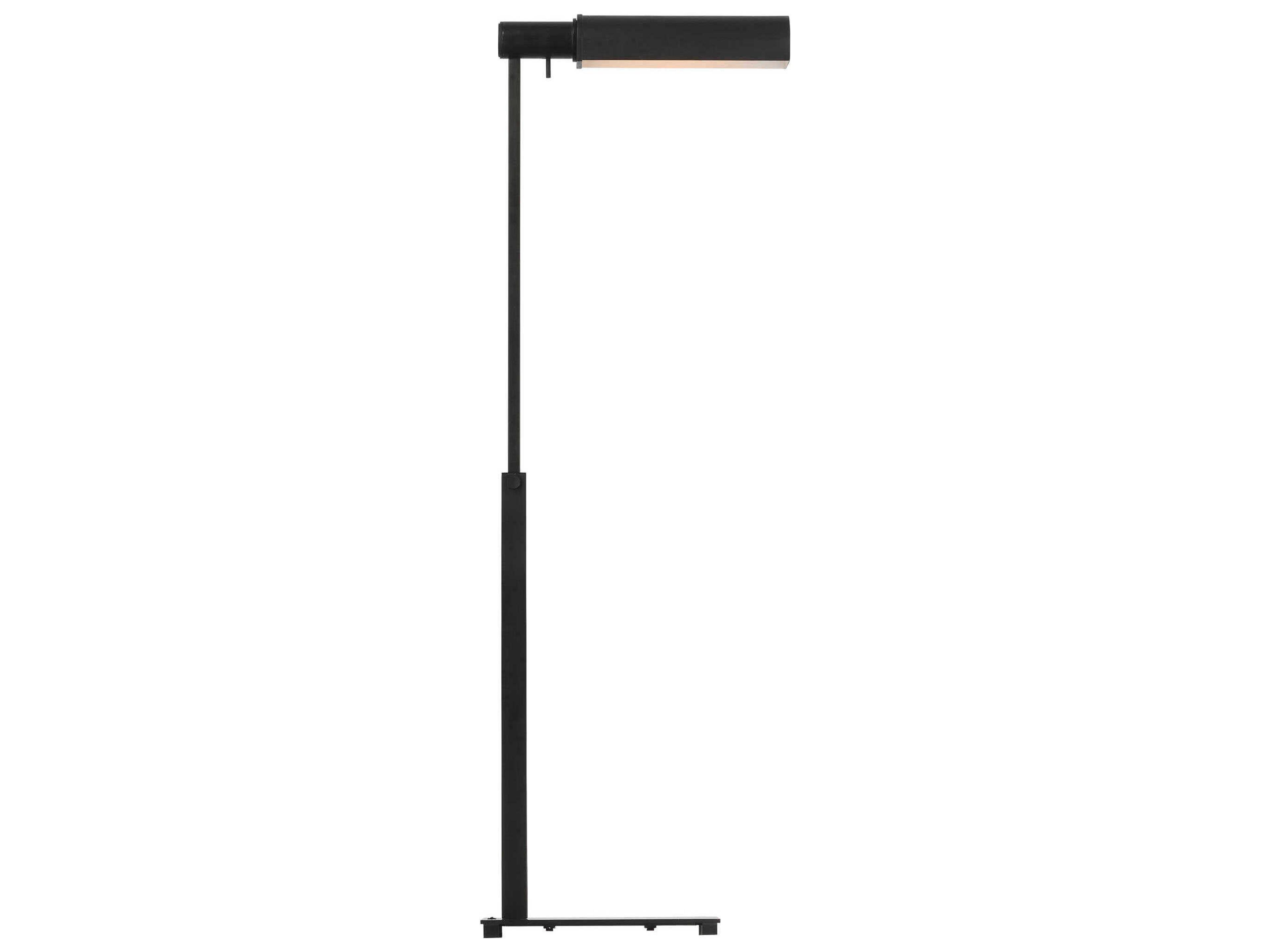 Visual Comfort Studio Leonard Aged Iron Black Floor Lamp