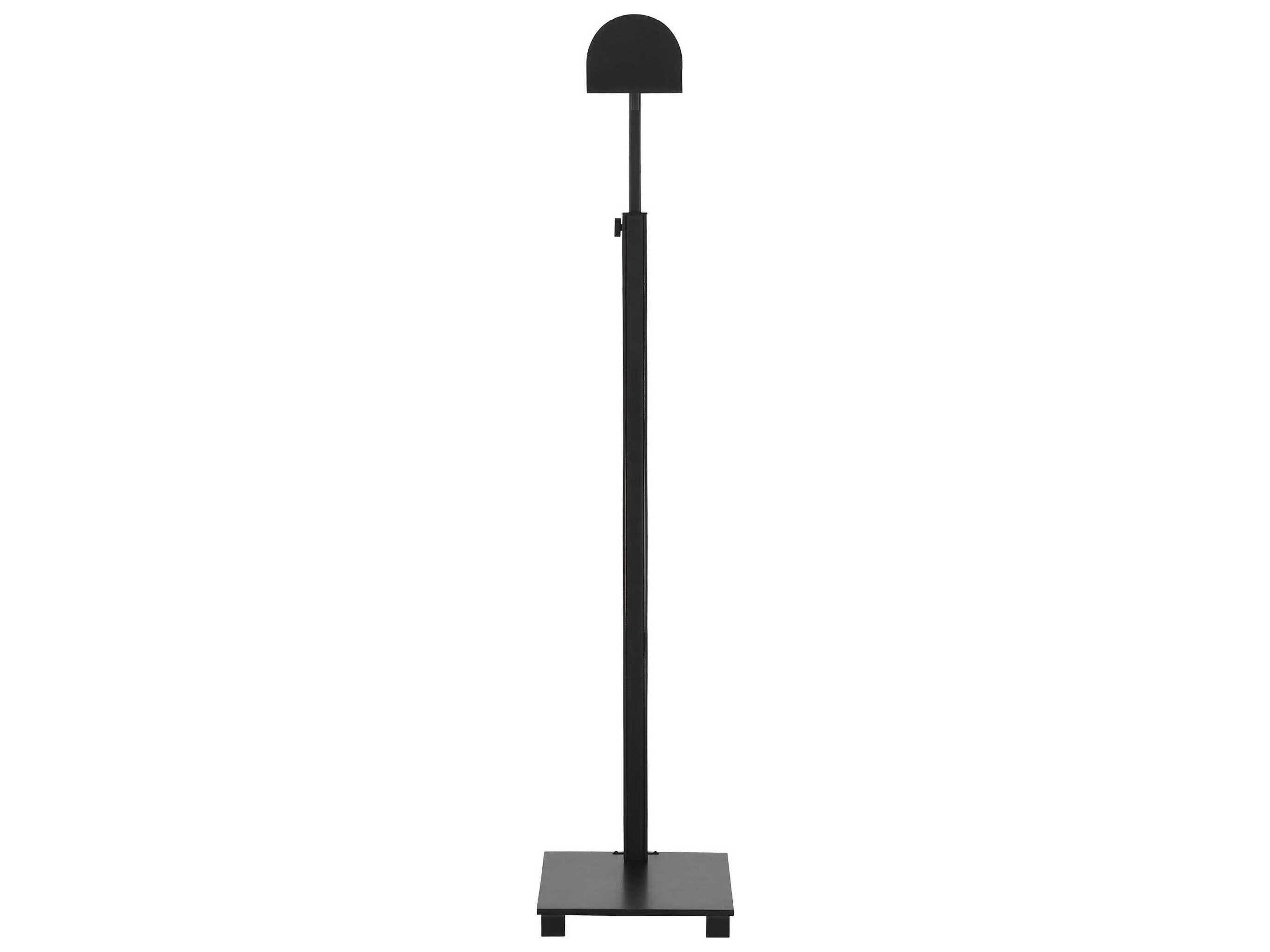Visual Comfort Studio Leonard Aged Iron Black Floor Lamp