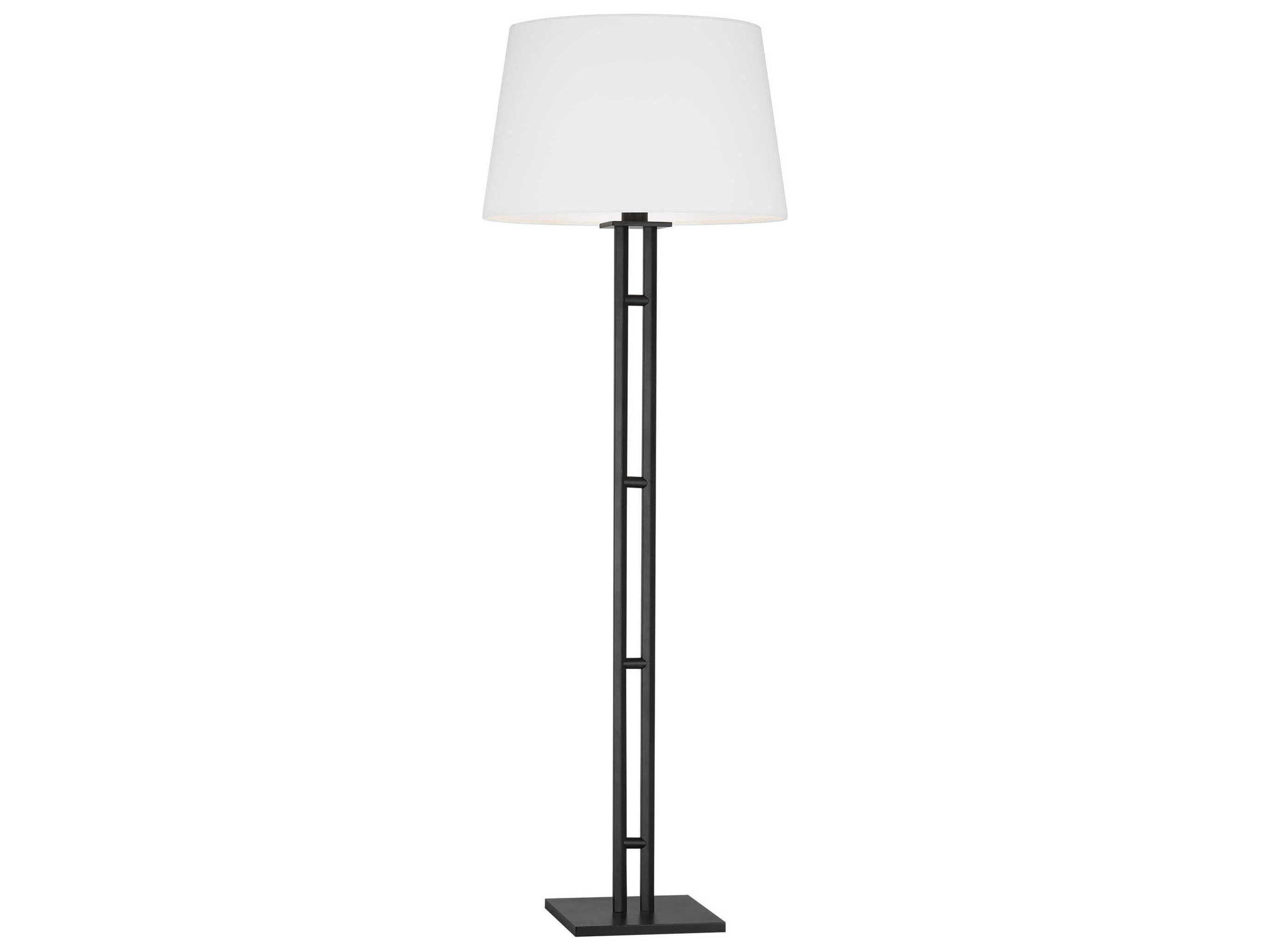 Haddon LED Floor Lamp Aged Iron